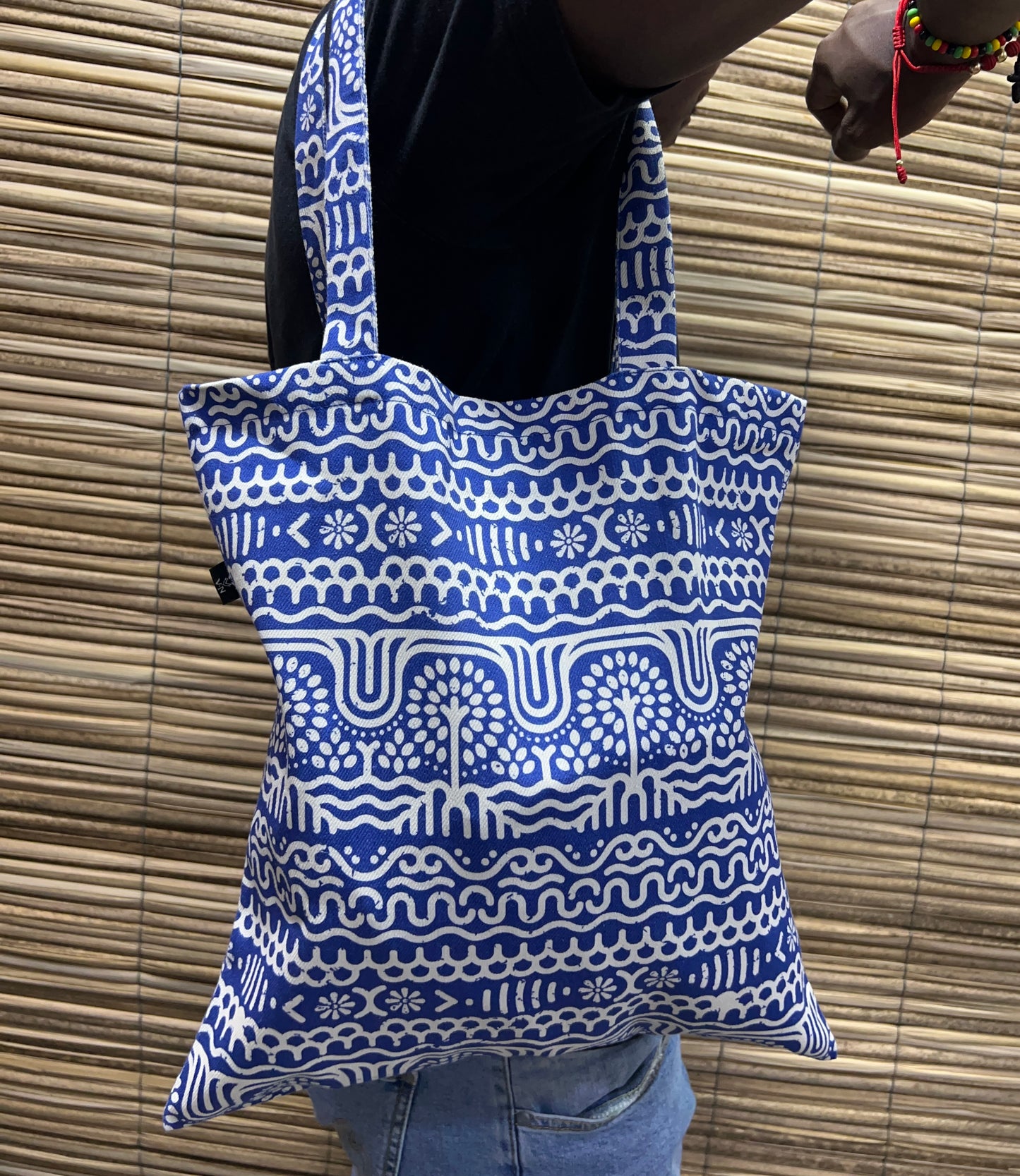 Tote bag/ bolsa de tela diseño Rio Suriquí. 100% algodón.