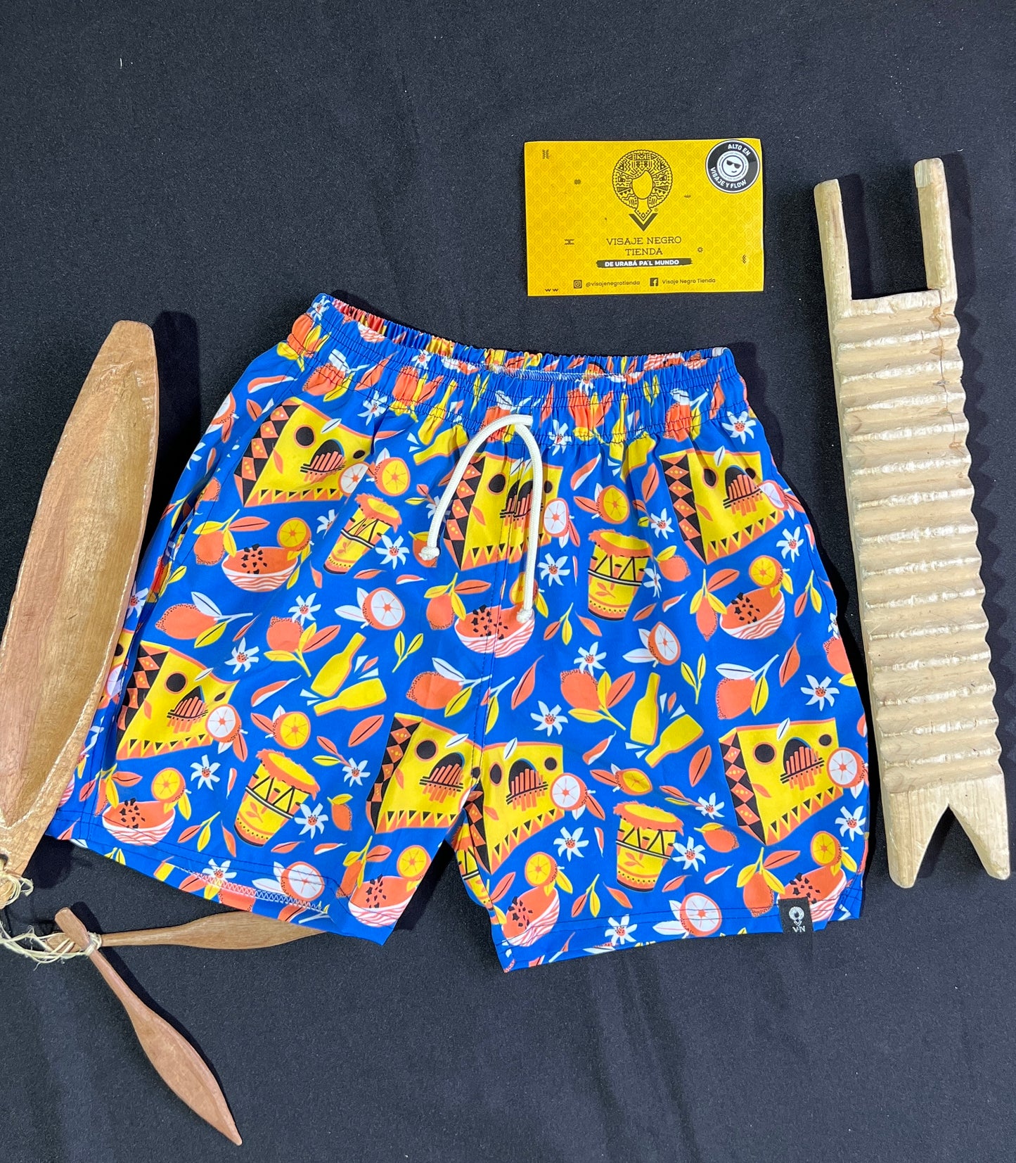 Pantaloneta de baño infantil- Noches de Sexteto