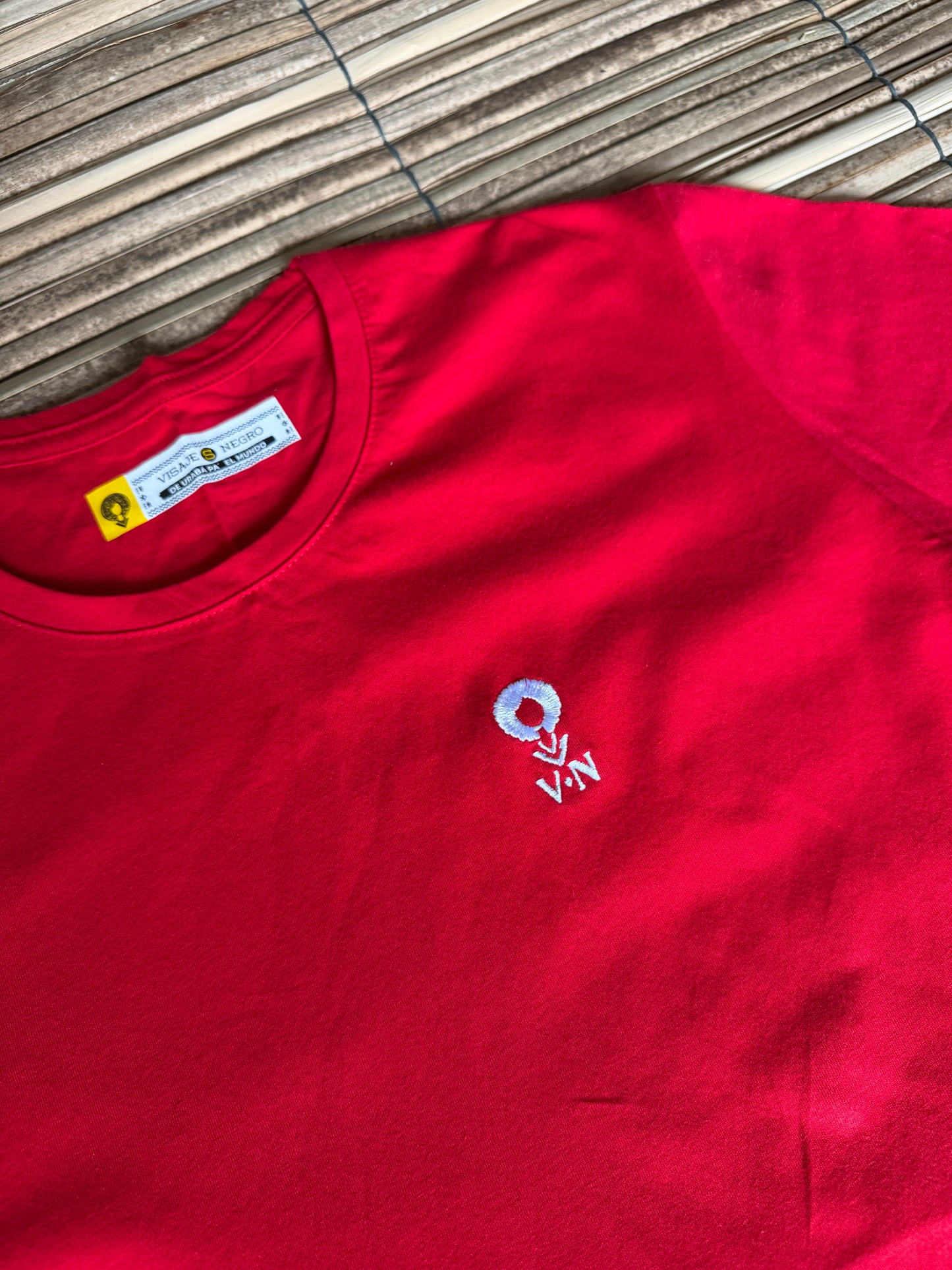Camiseta bordado afro talla L