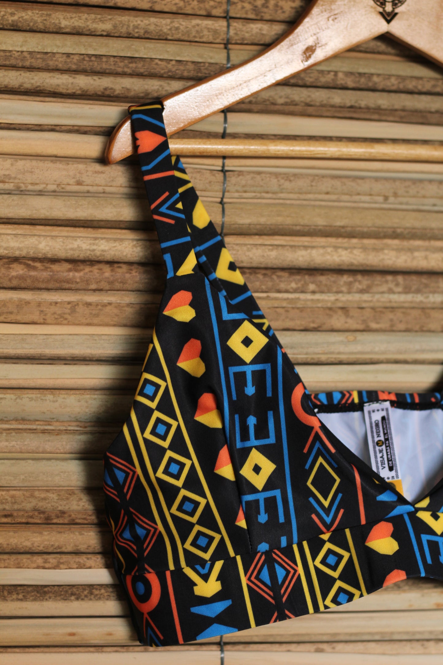 Top El Alba - Ropa Afro Colombiana – diseño étnico colombiano Visaje Negro