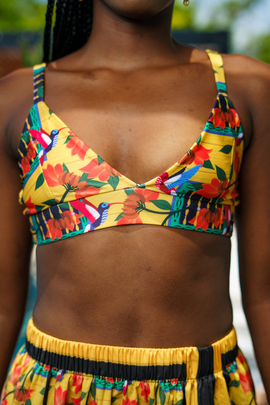 Top de bikini- Ventana de bolillo