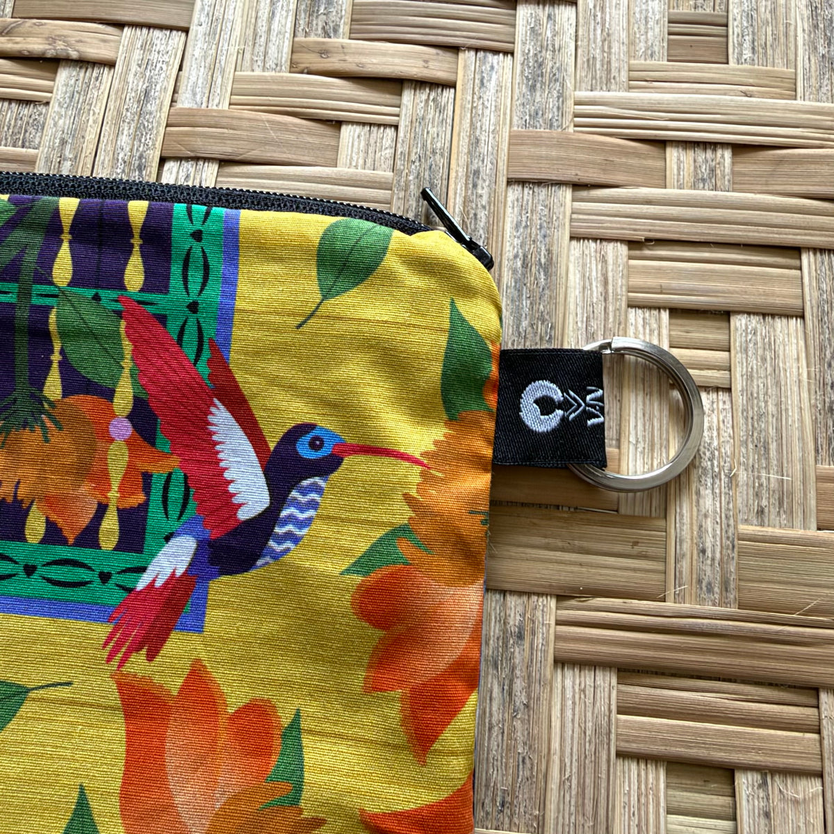 Monedero mini con ARGOLLA-Ventana de bolillo