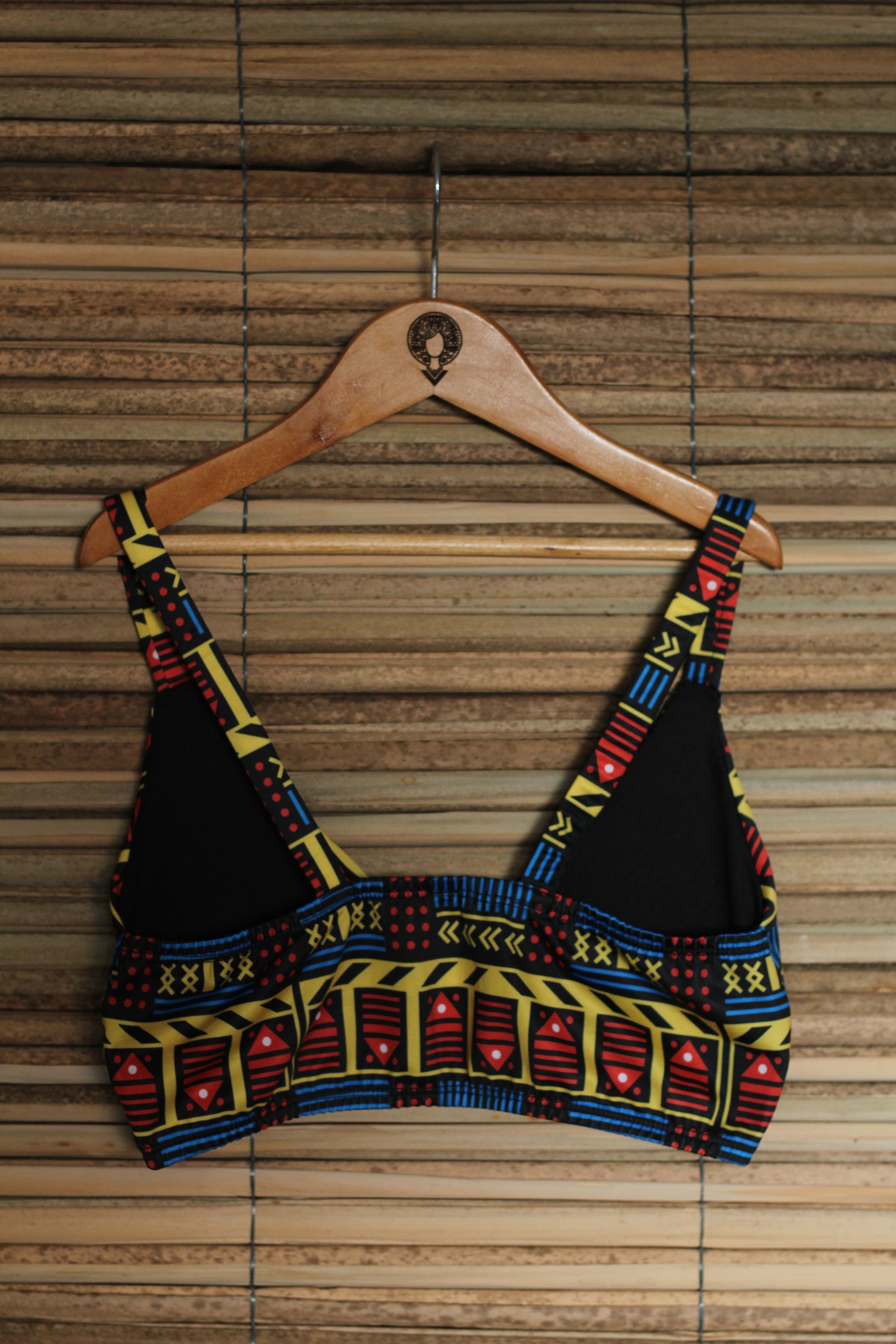 Top Vaivén de Peces - Ropa Afro Colombiana – diseño étnico colombiano Visaje Negro