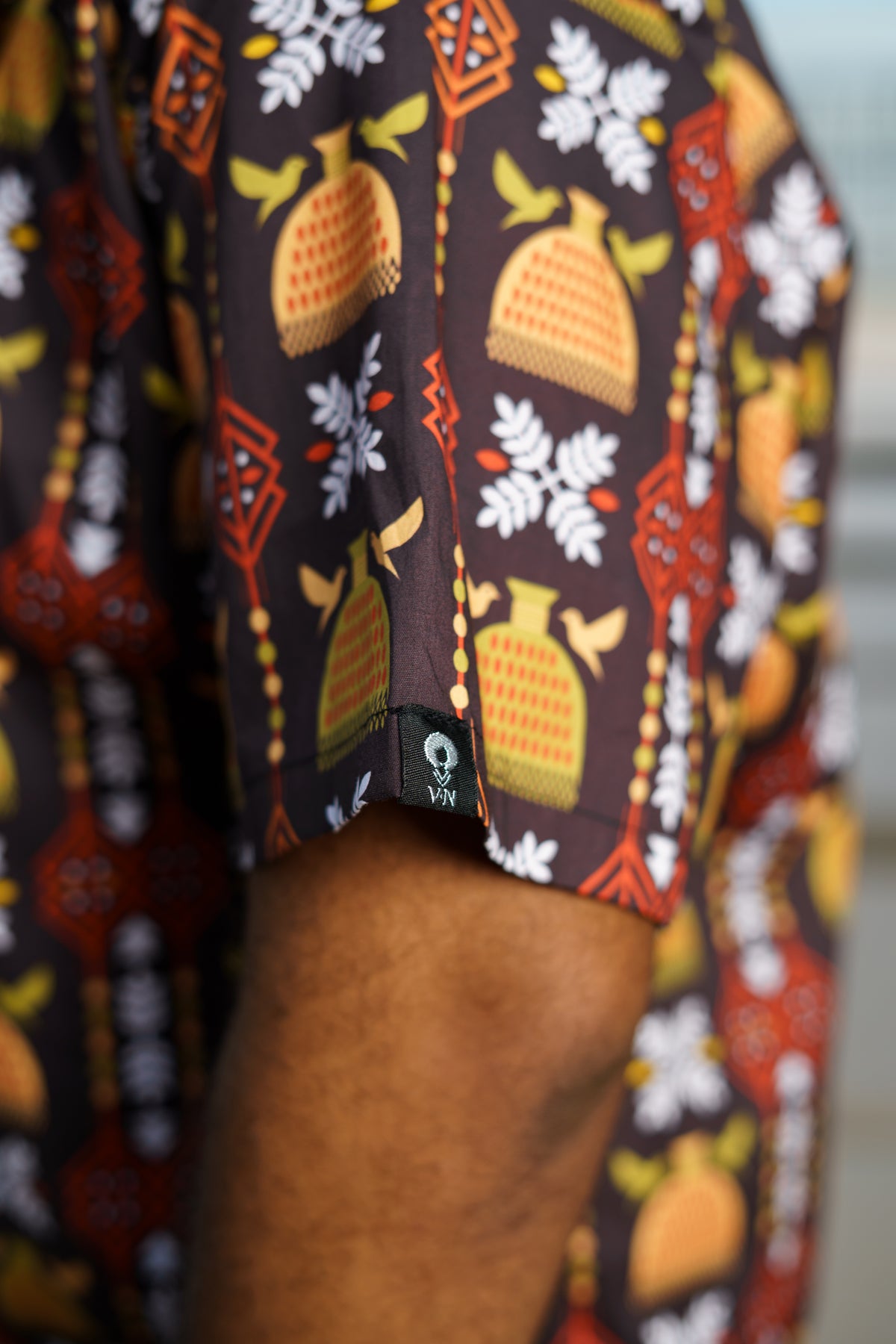 Camisa premium ALGODÓN. Puño de Arroz con cuello inglés