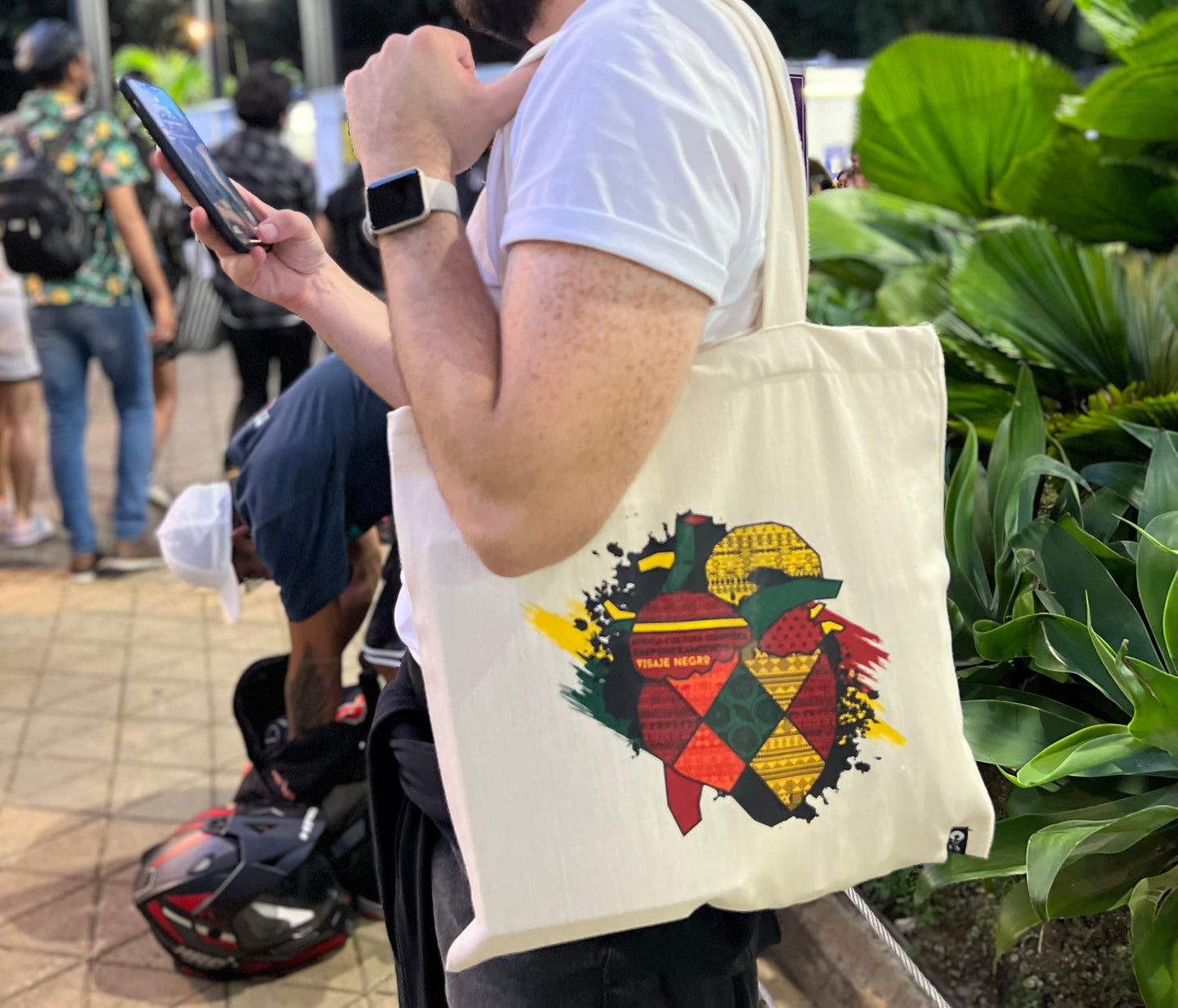 Tote bag/Bolsa de tela- Palpitar Afro