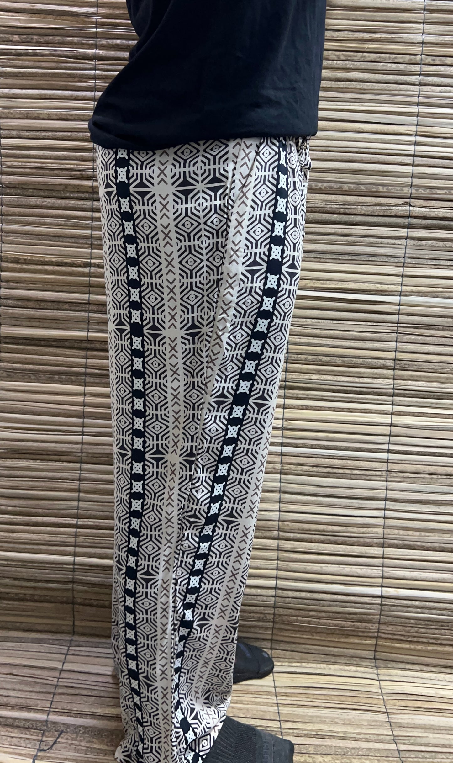 Pantalón estampado unisex Bota Ancha Diseño Barcaza