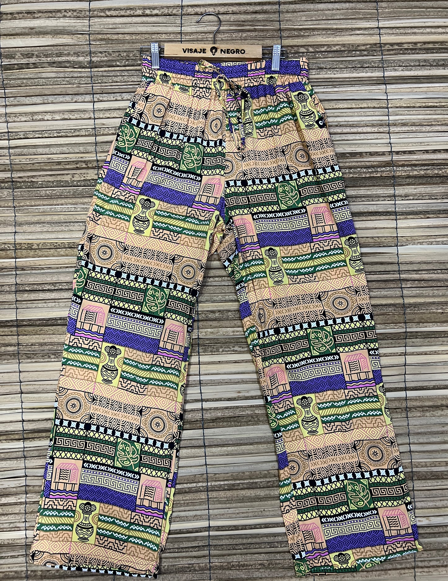Pantalón estampado unisex Bota Ancha Diseño Artesanos
