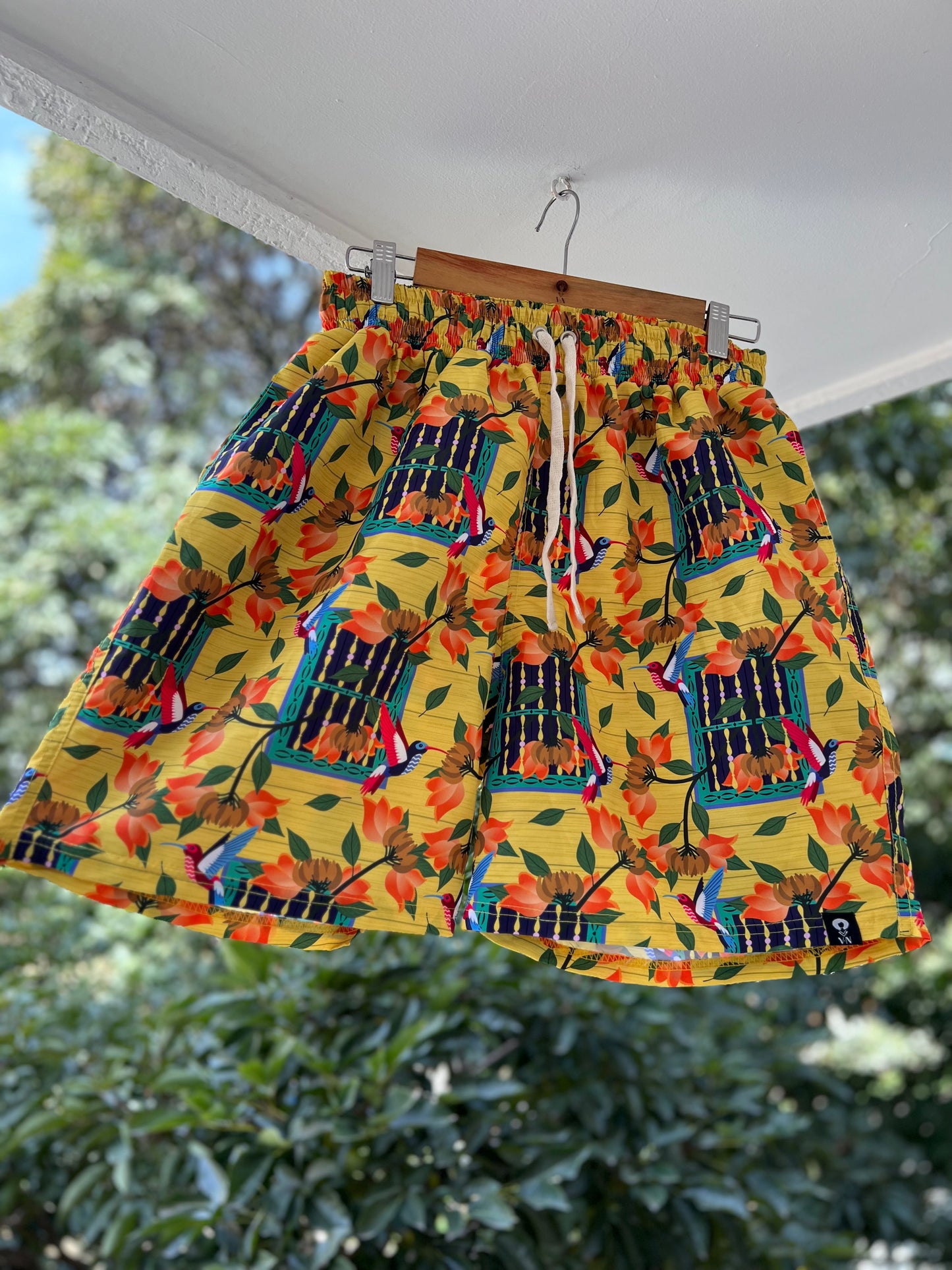 Pantaloneta de baño- Diseño Ventana Bolillo