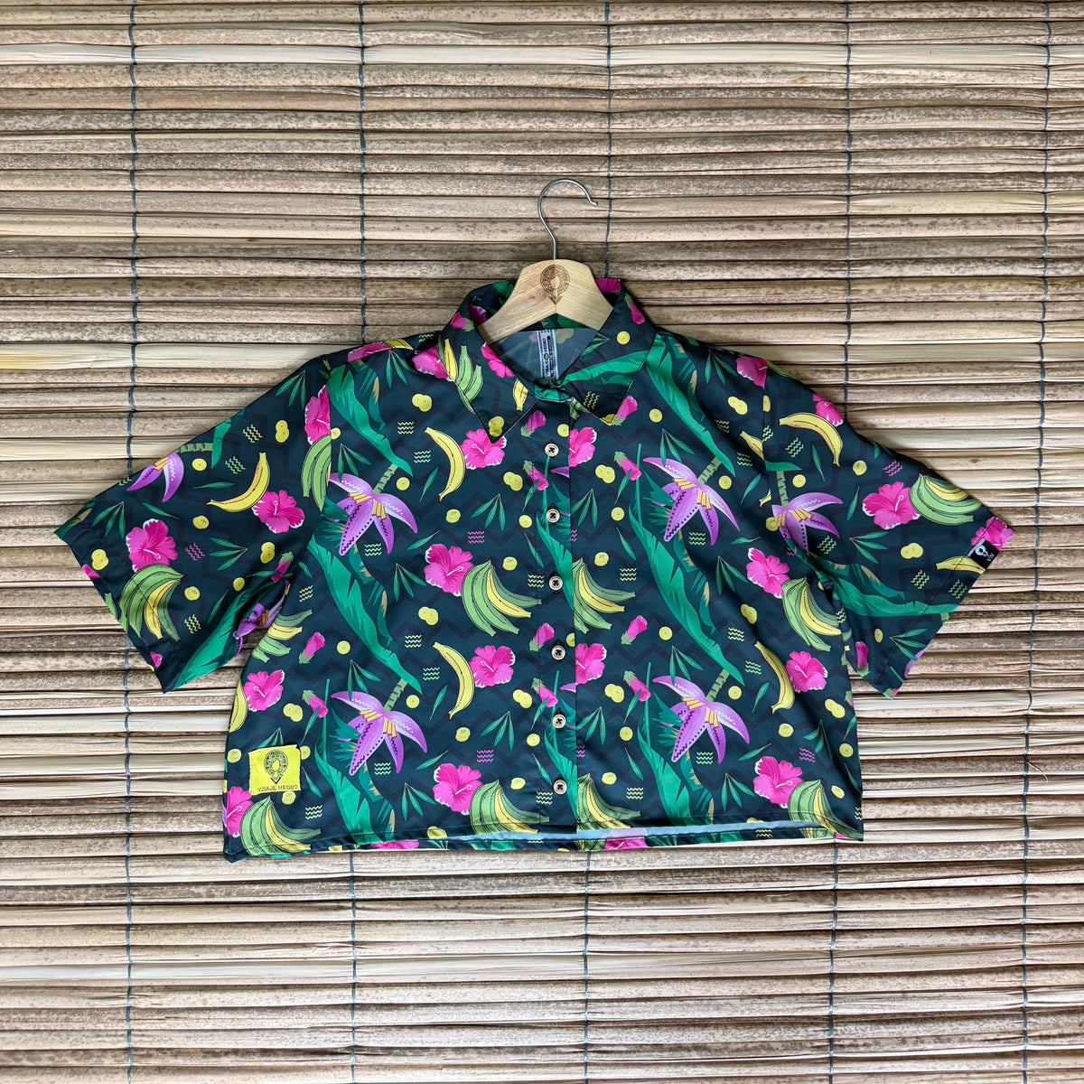 Camisa Crop Top estampado La taja