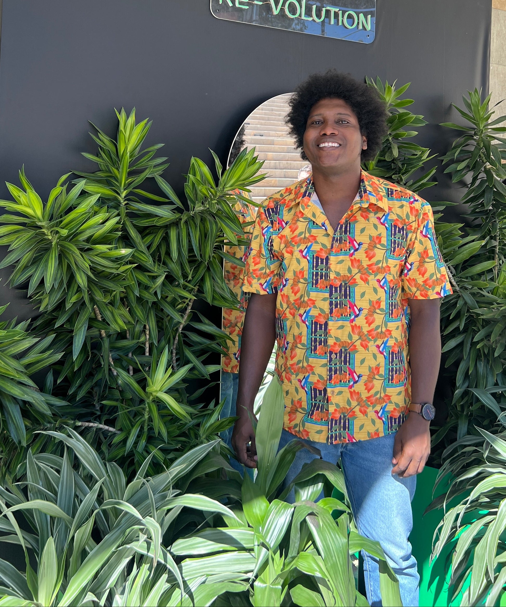 Camisa Ventana Bolillo Cuello Inglés - Ropa Afro Colombiana – diseño étnico colombiano Visaje Negro