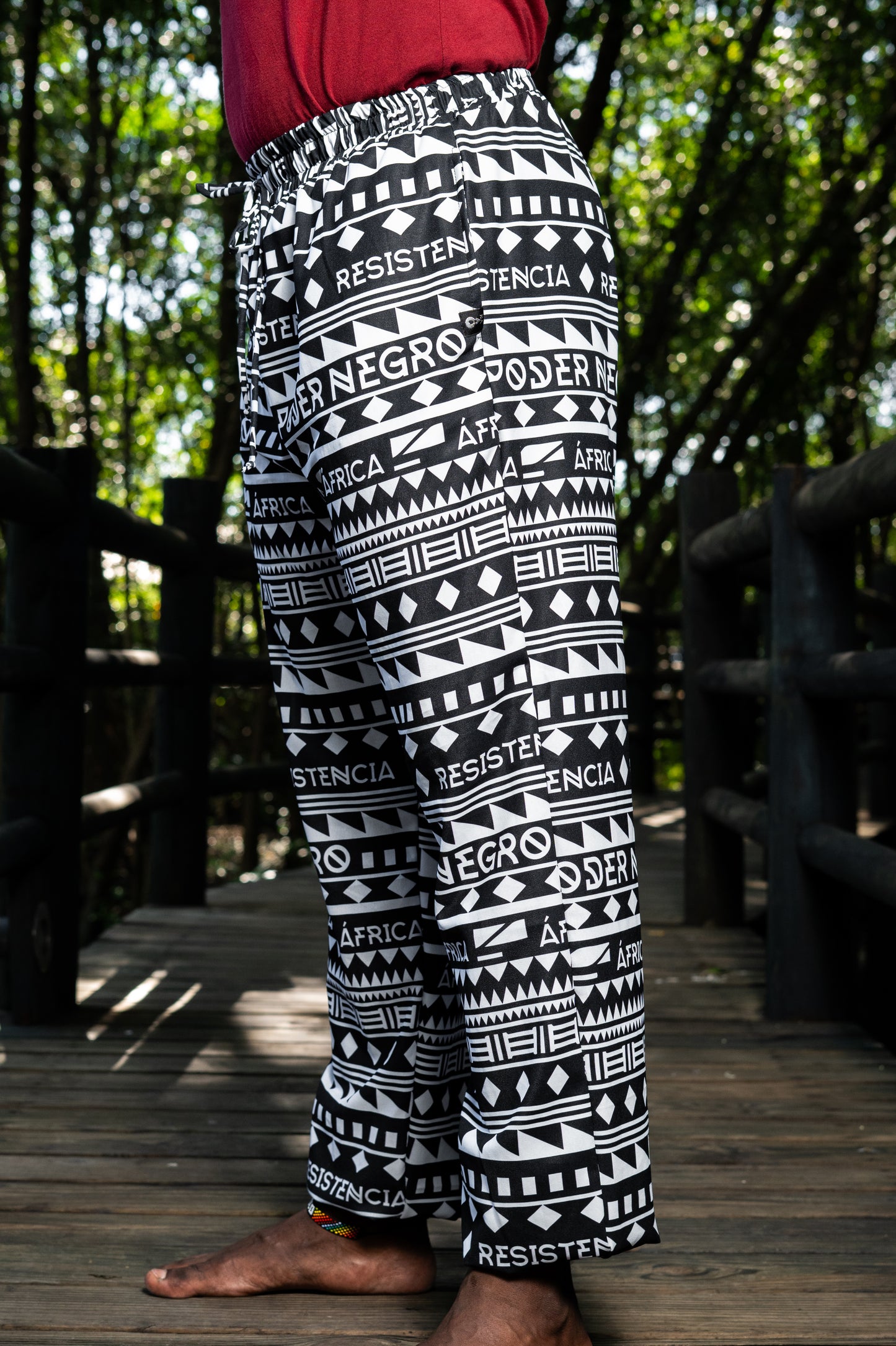 Jogger estampado Poder Negro