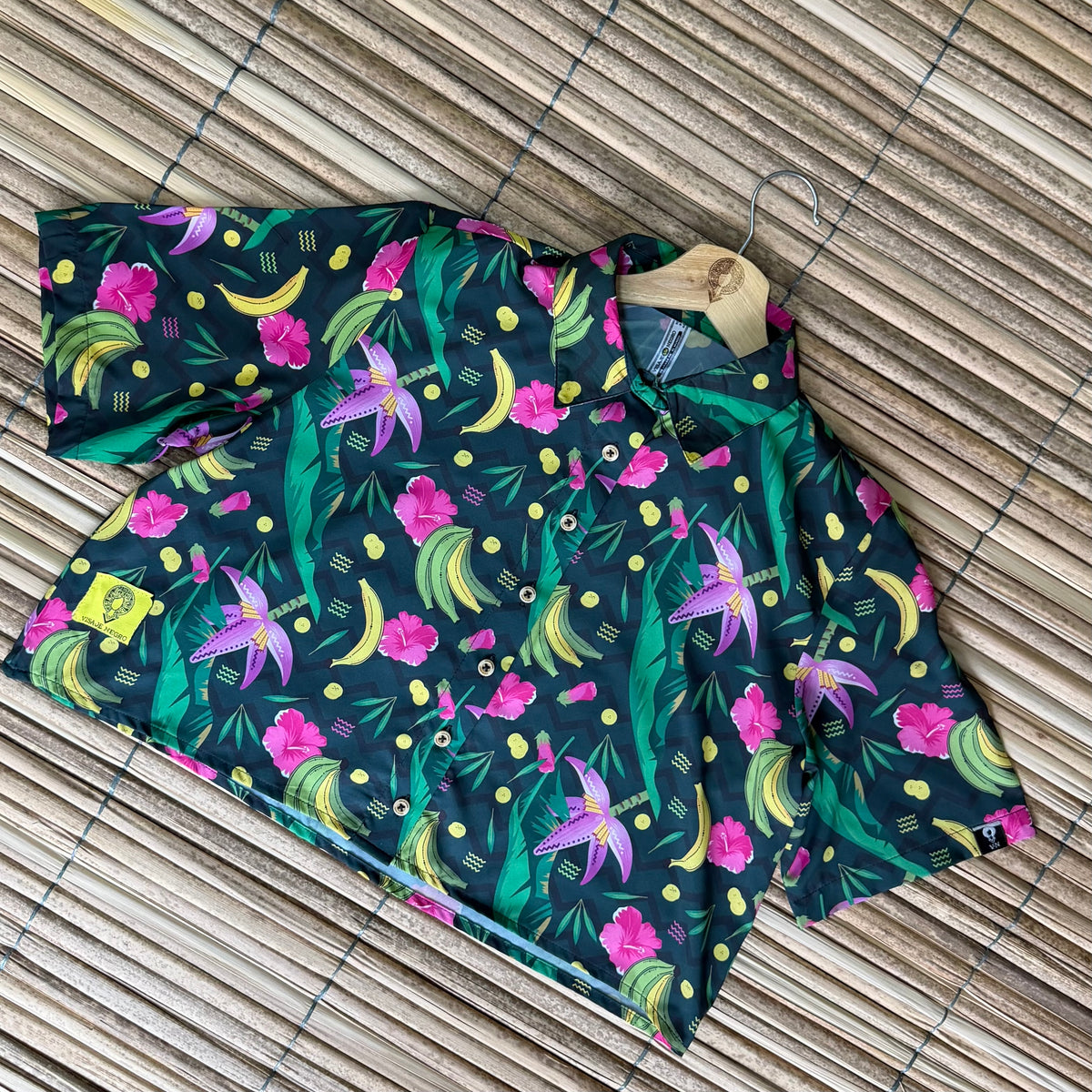Camisa Crop Top estampado La taja