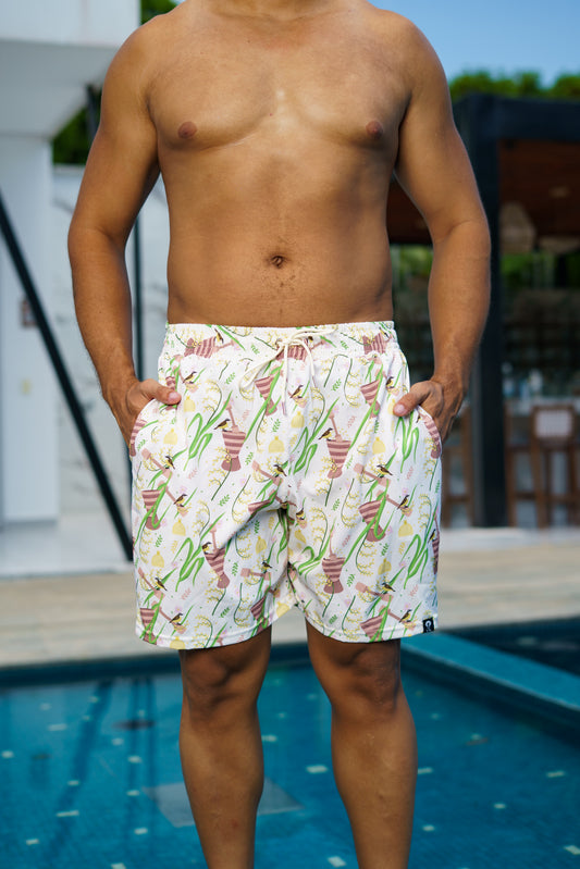 Pantaloneta de Baño Secado Rápido- Diseño pilón