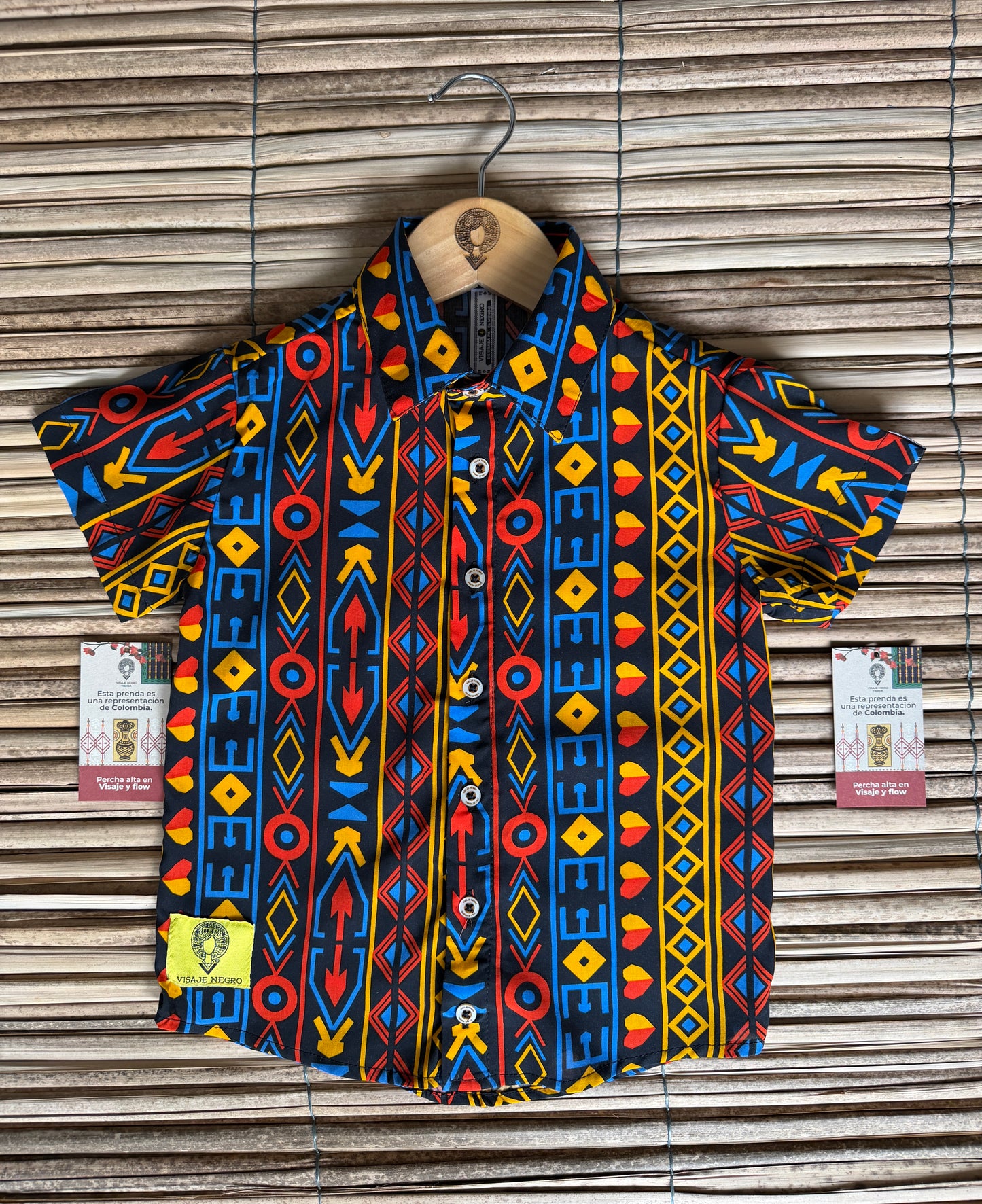 Camisa infantil afrocolombiana- El Alba