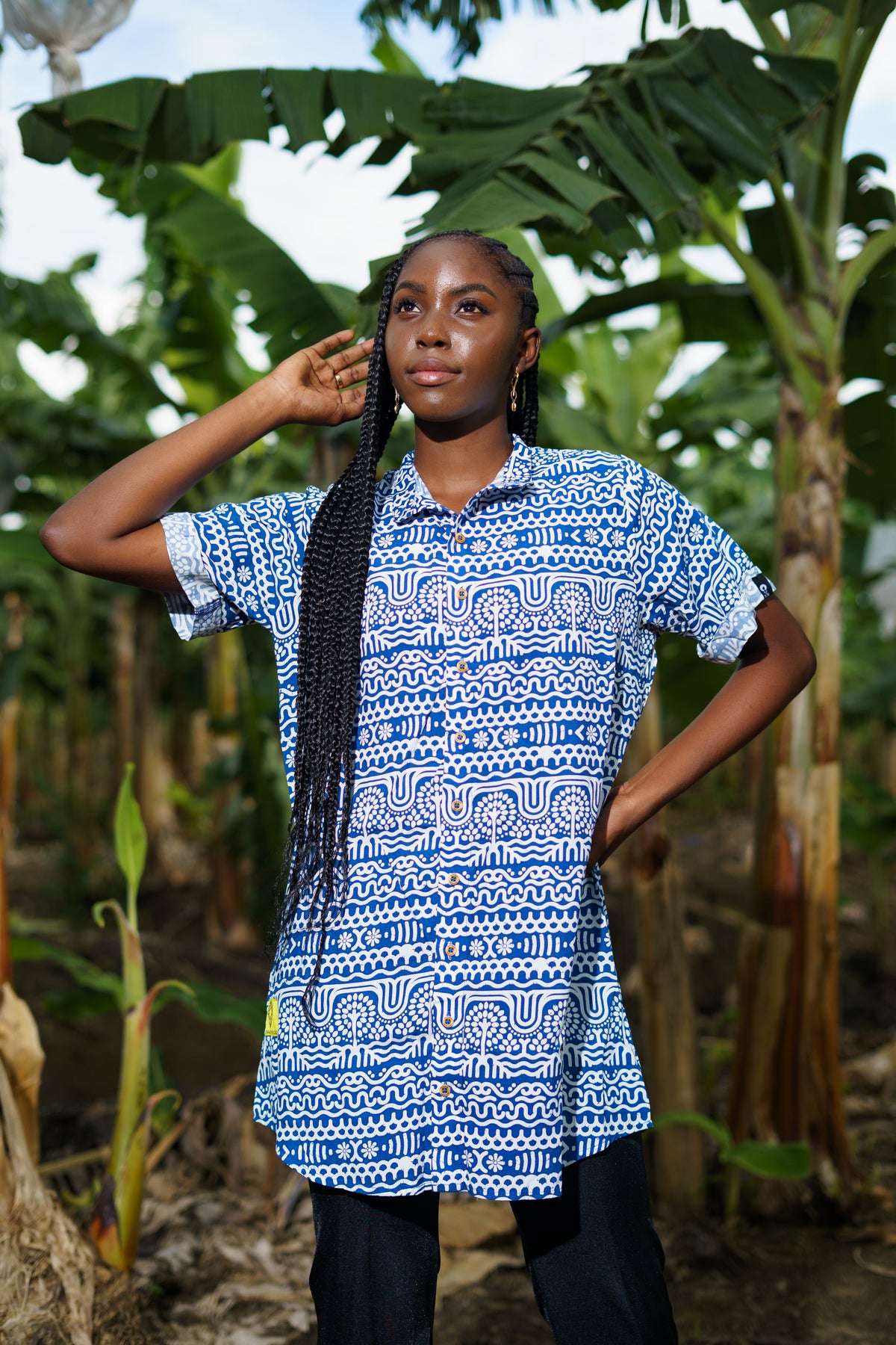 Camisón unisex. Estampado Río Suriquí