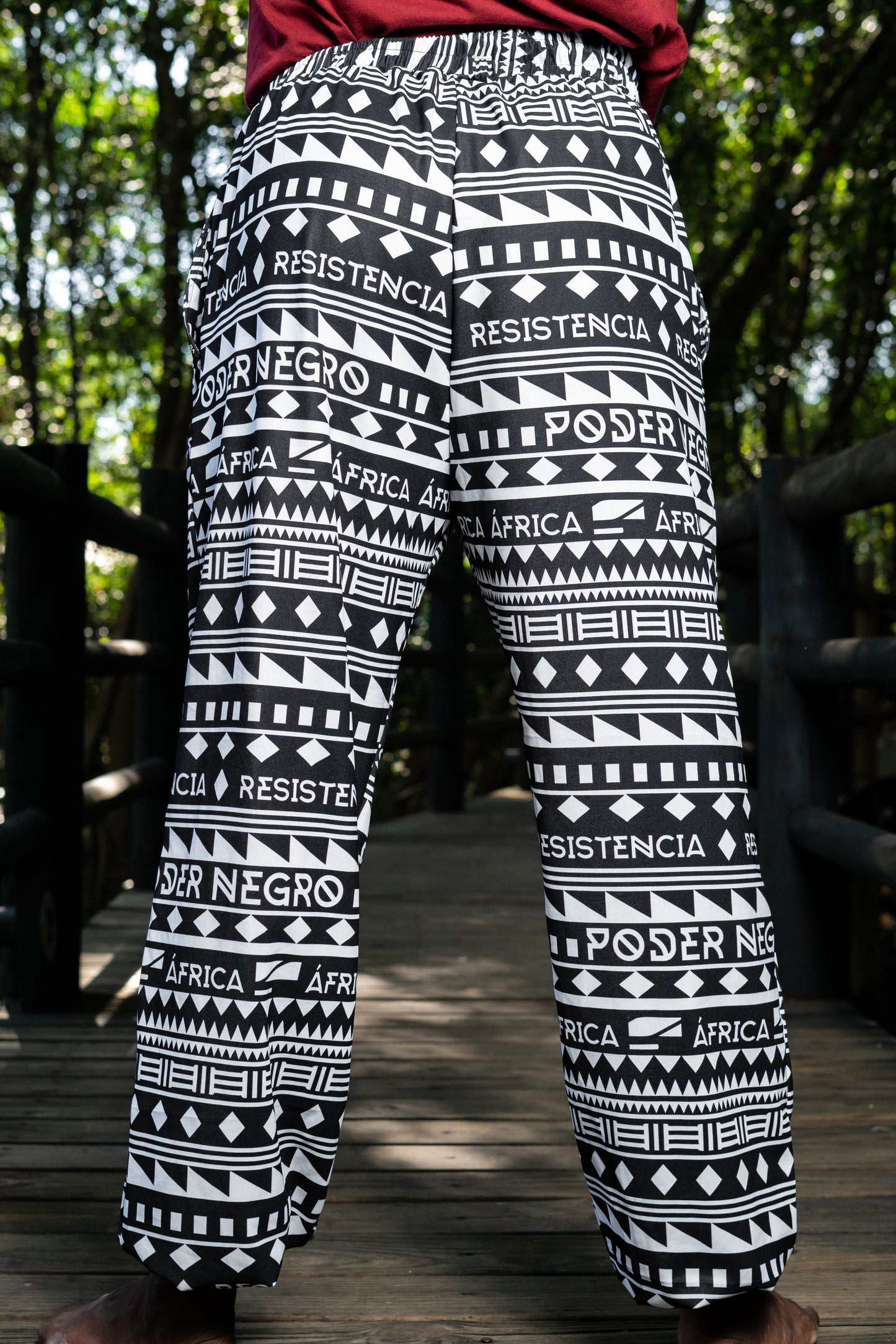 Jogger estampado Poder Negro