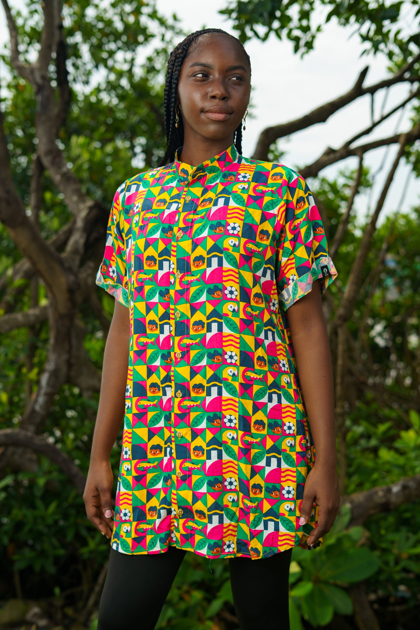 Camisón Unisex estampado Obrero