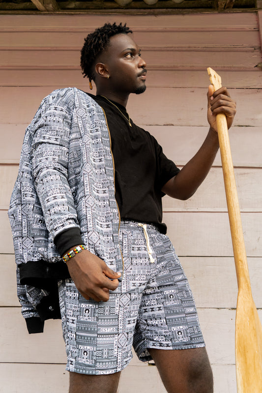 Chaqueta Cultura Afrofuturista - Ropa Afro Colombiana – diseño étnico colombiano Visaje Negro