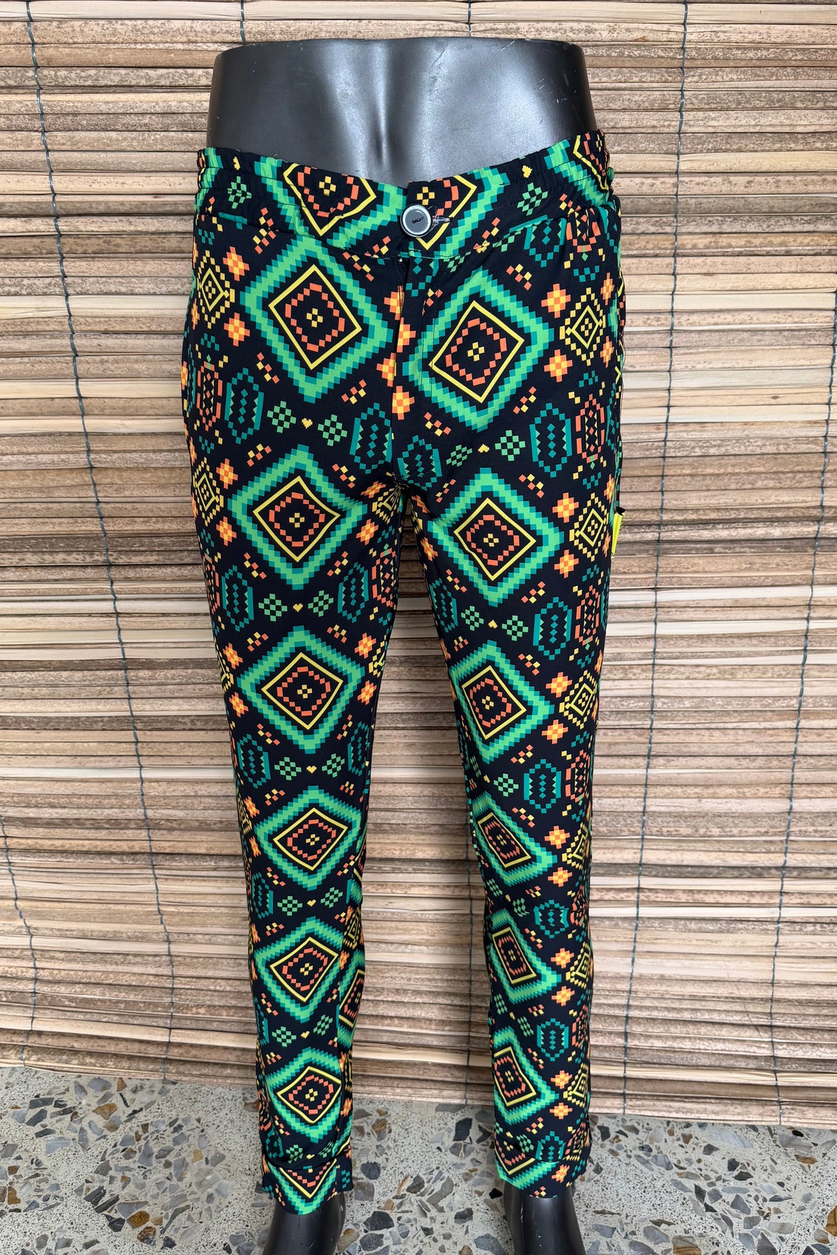 Pantalón unisex Estampado Diseño Rombos de Carambolo