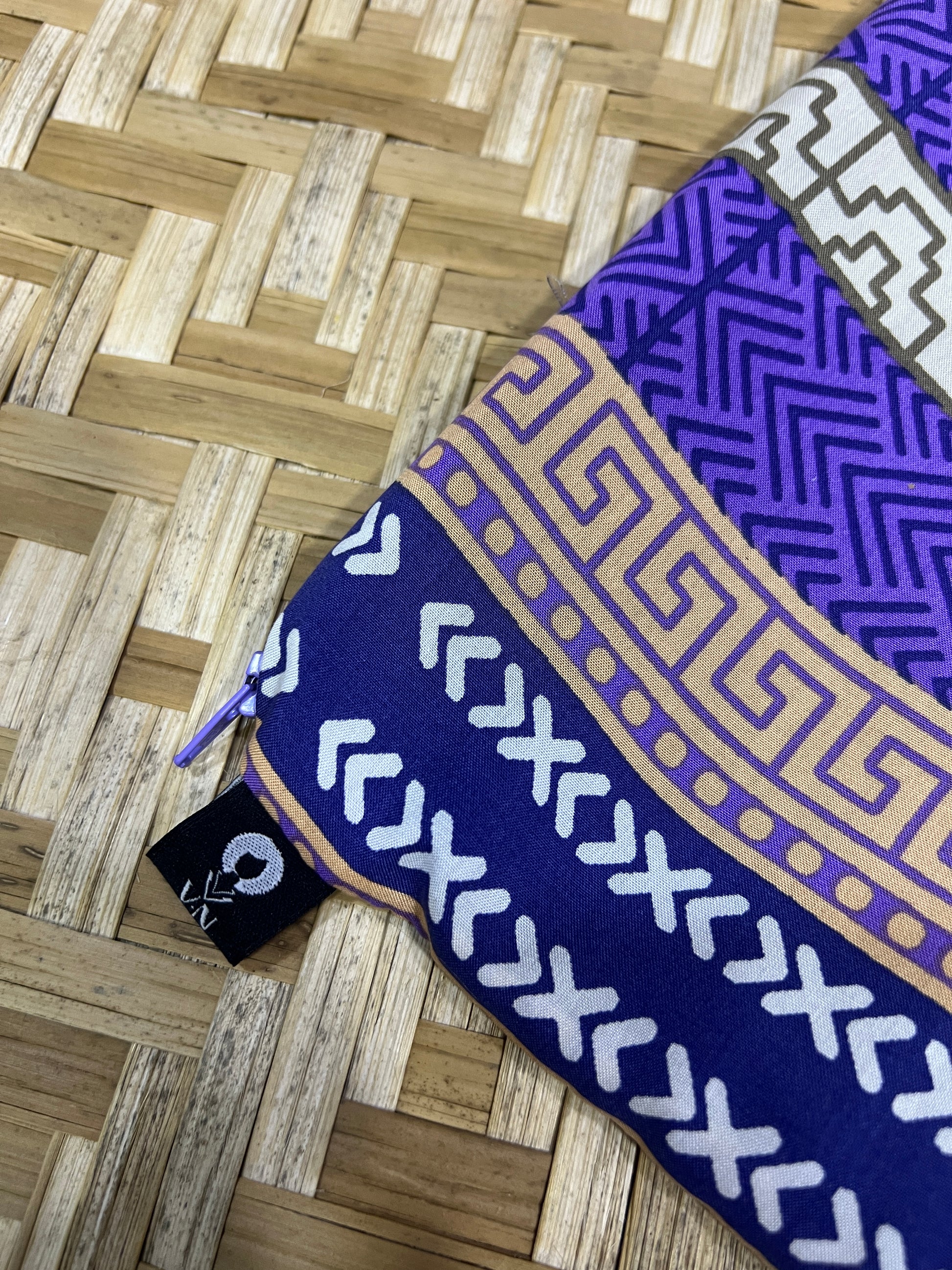 Monedero grande- Tierra Viva – diseño étnico colombiano Visaje Negro