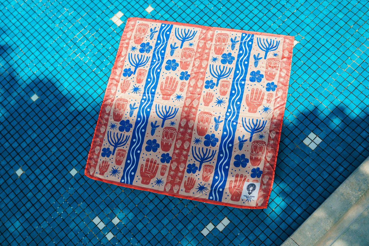 Pañuelo/Pañoleta Diseño Bulla y pesca