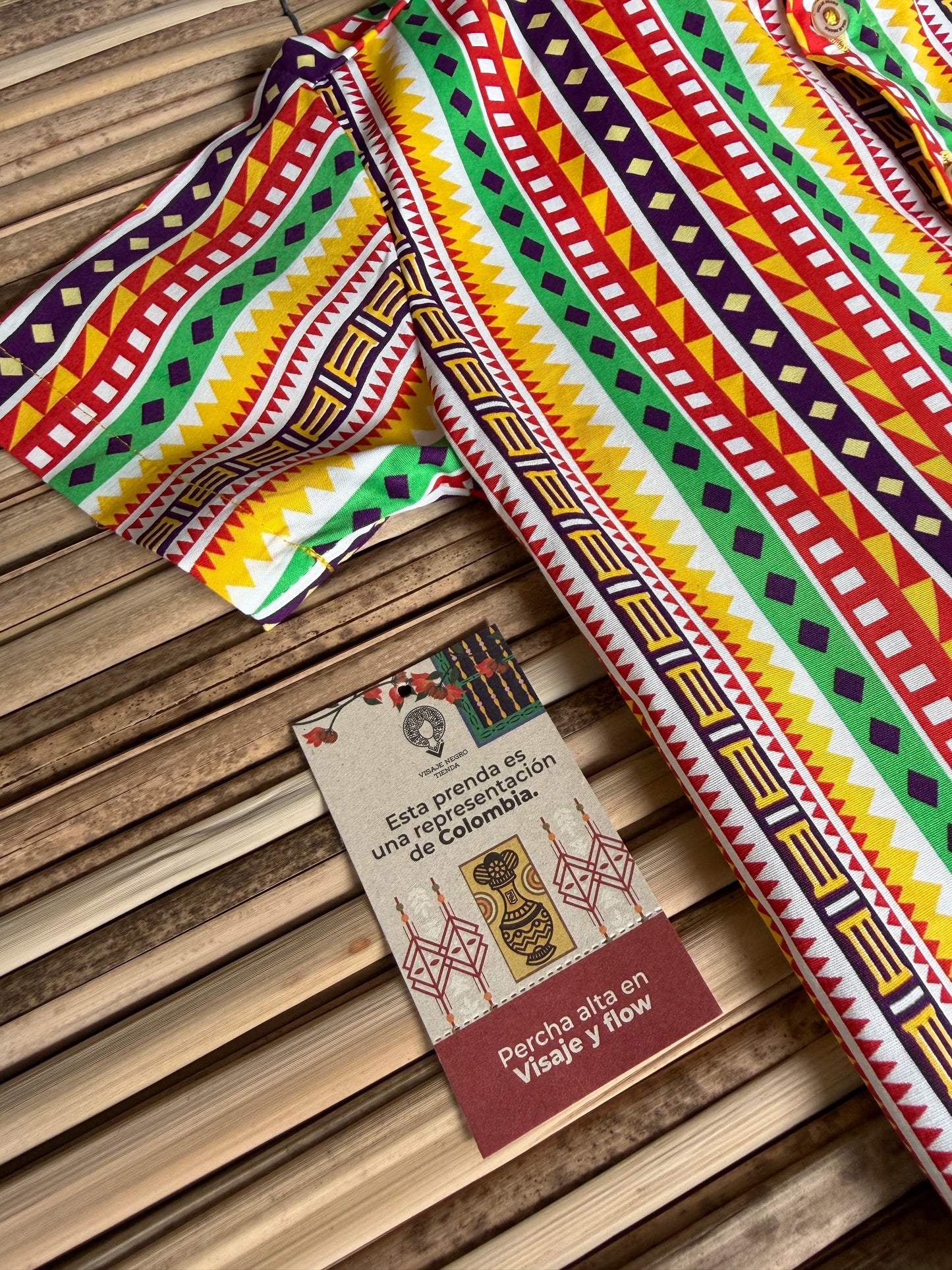 Camisa afro para niños Algodón 100%- Caminos