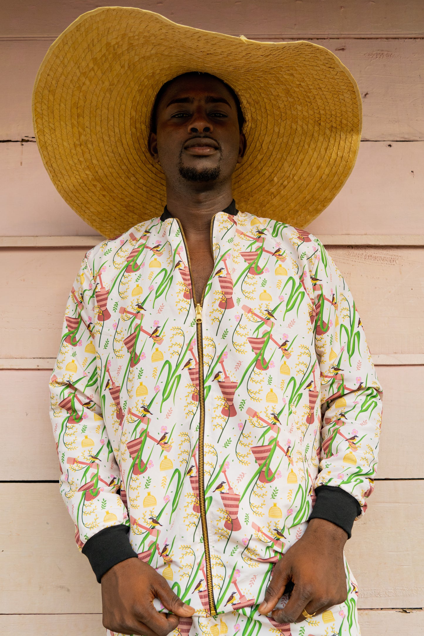 Chaqueta doble faz - diseño Pilón – diseño étnico colombiano Visaje Negro