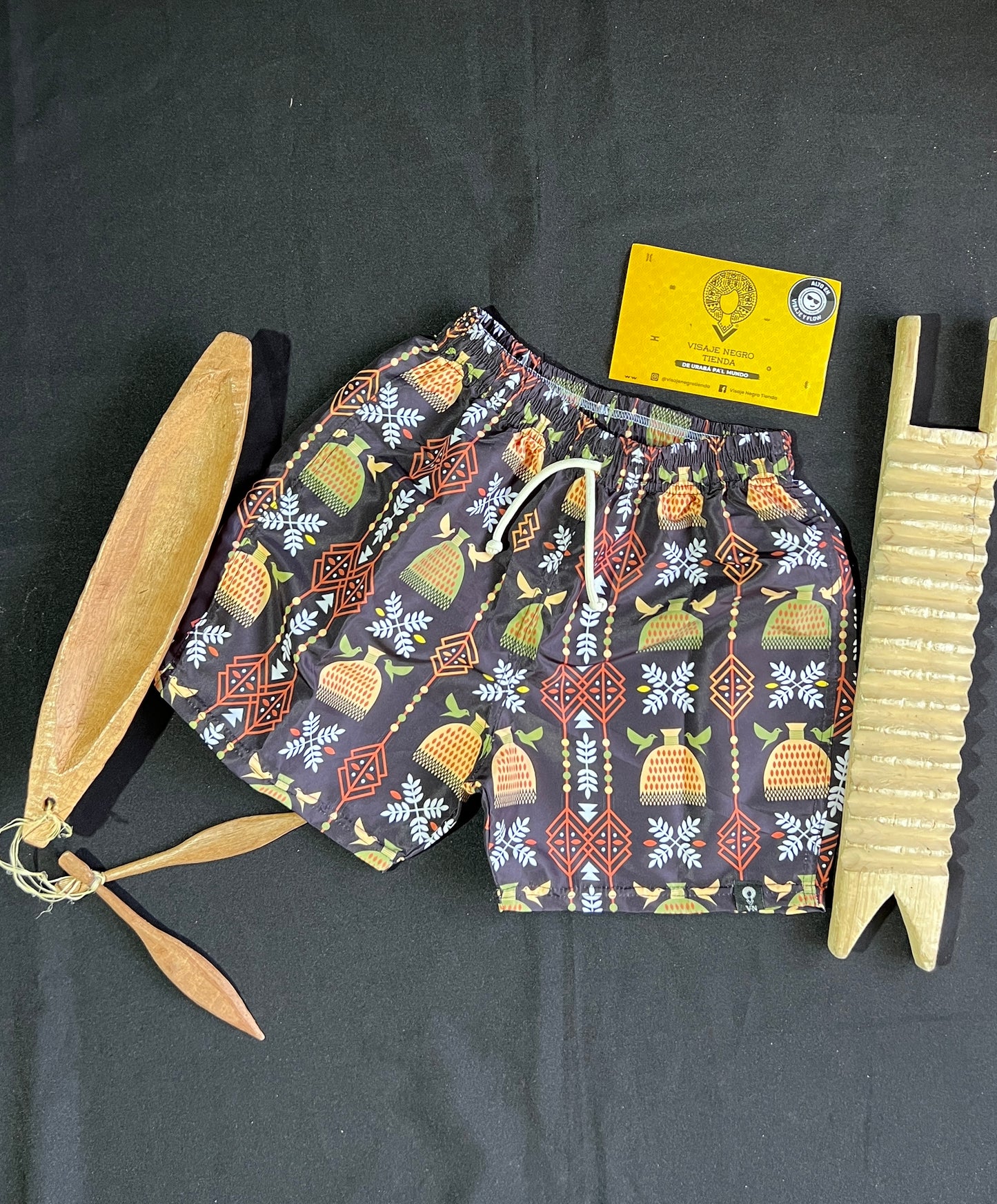 Pantaloneta de baño infantil- puño de arroz