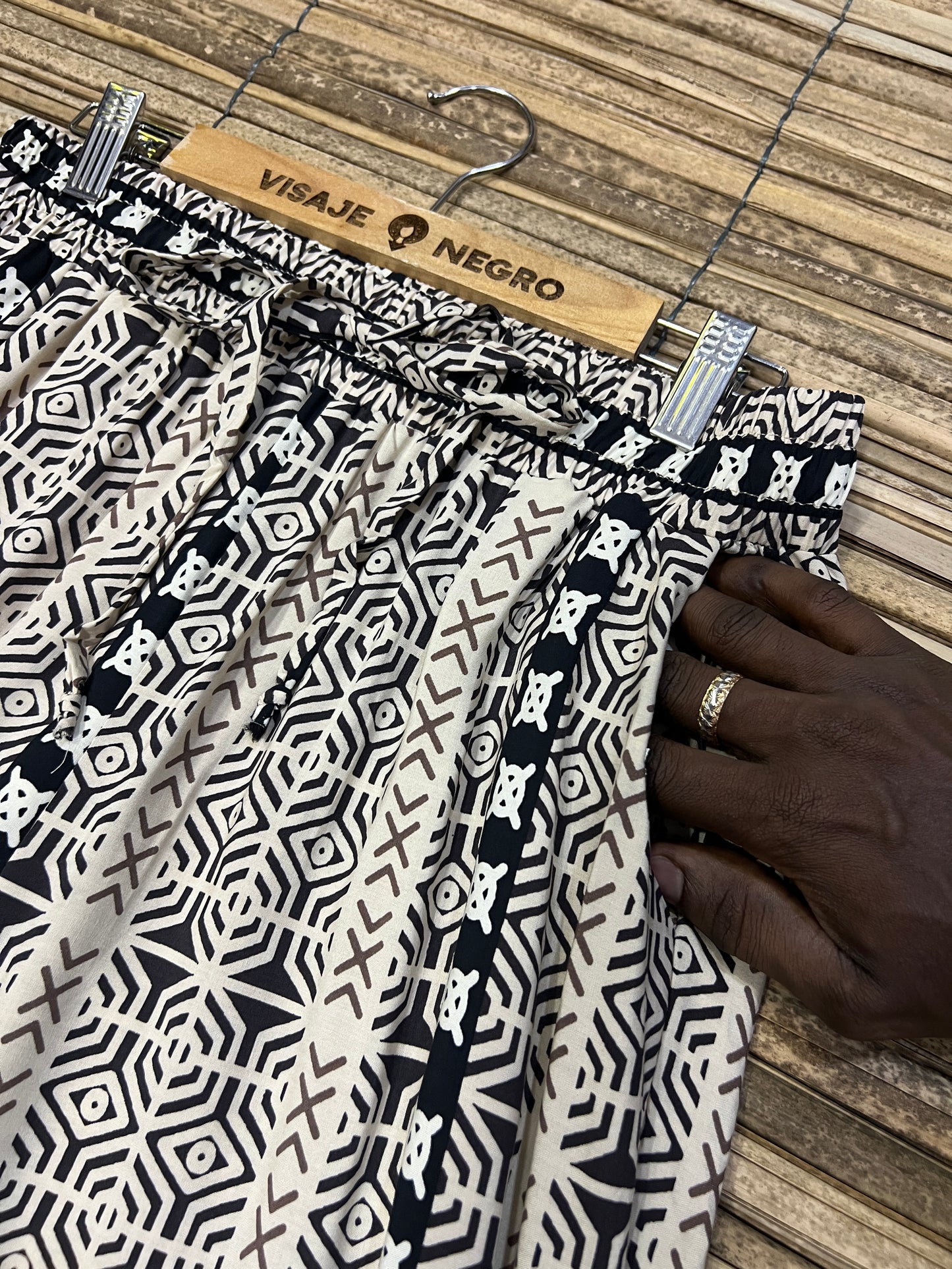 Pantalón estampado unisex Bota Ancha Diseño Barcaza