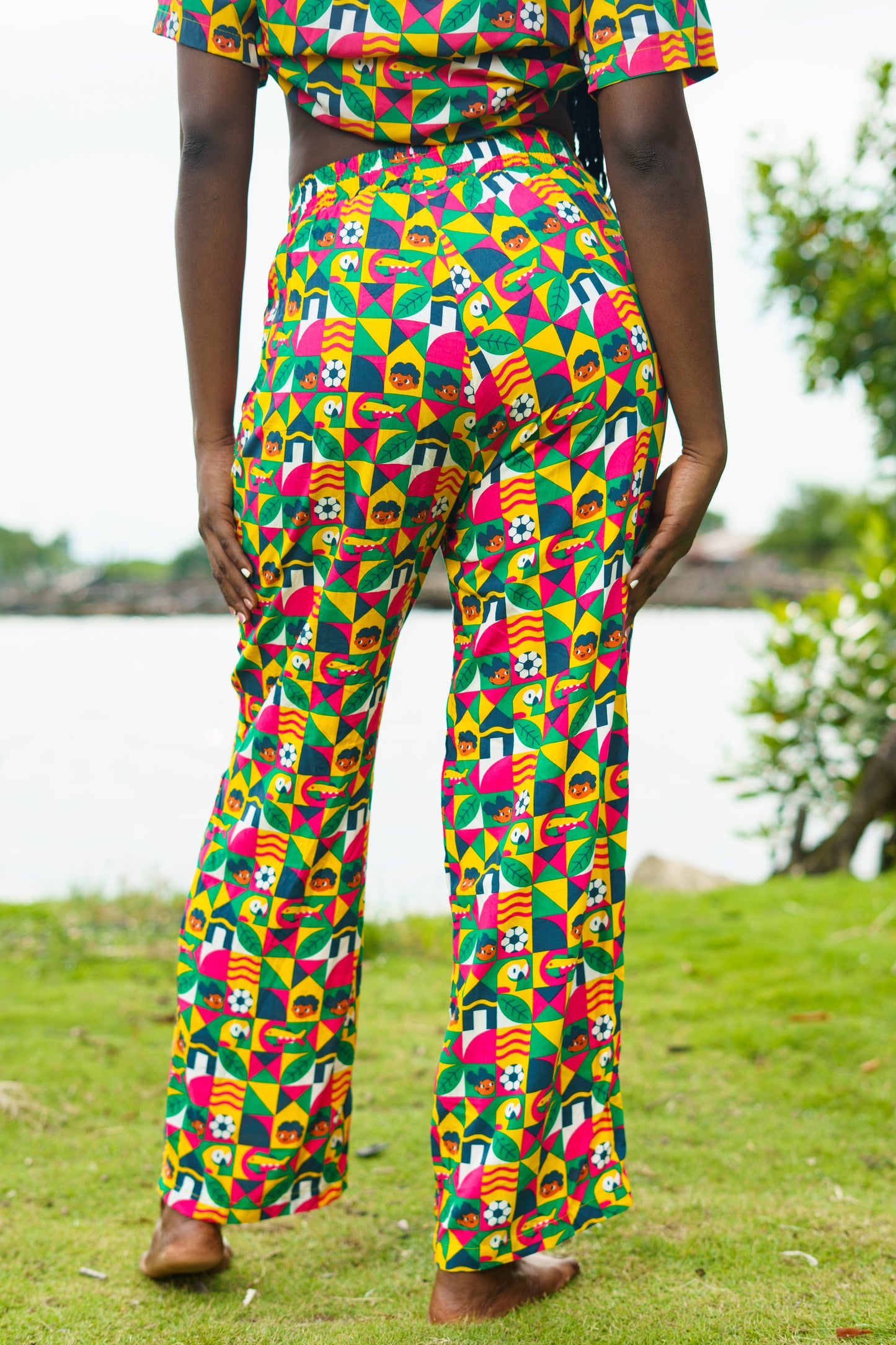 Pantalón Unisex Bota Ancha Diseño Obrero