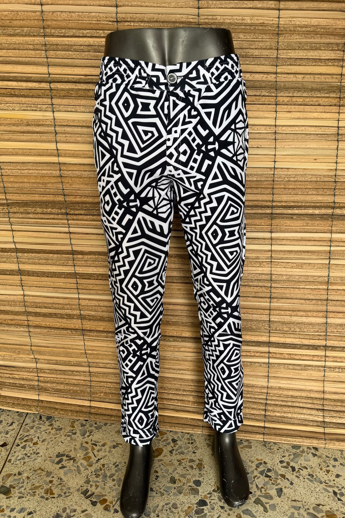 Pantalón unisex Estampado Diseño Techo e paja