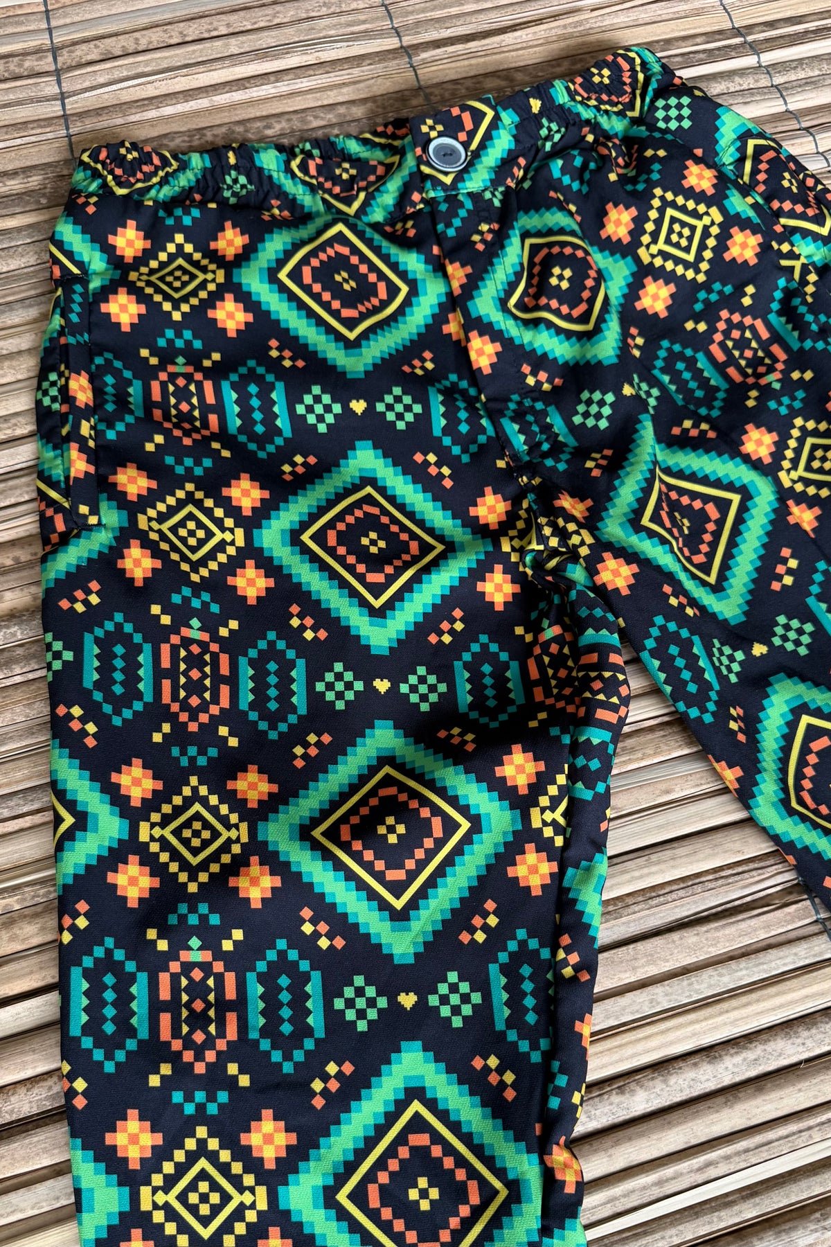Pantalón unisex Estampado Diseño Rombos de Carambolo