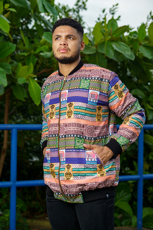 Chaqueta Estampada. Diseño colombiano Artesanos