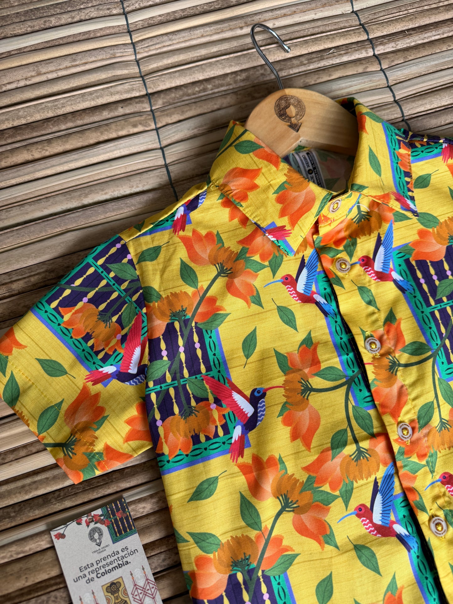 Camisa afro para niños Algodón 100%- Ventana