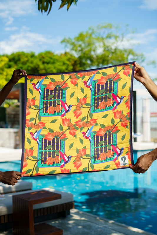 Pañuelo/Pañoleta Diseño Ventana Bolillo