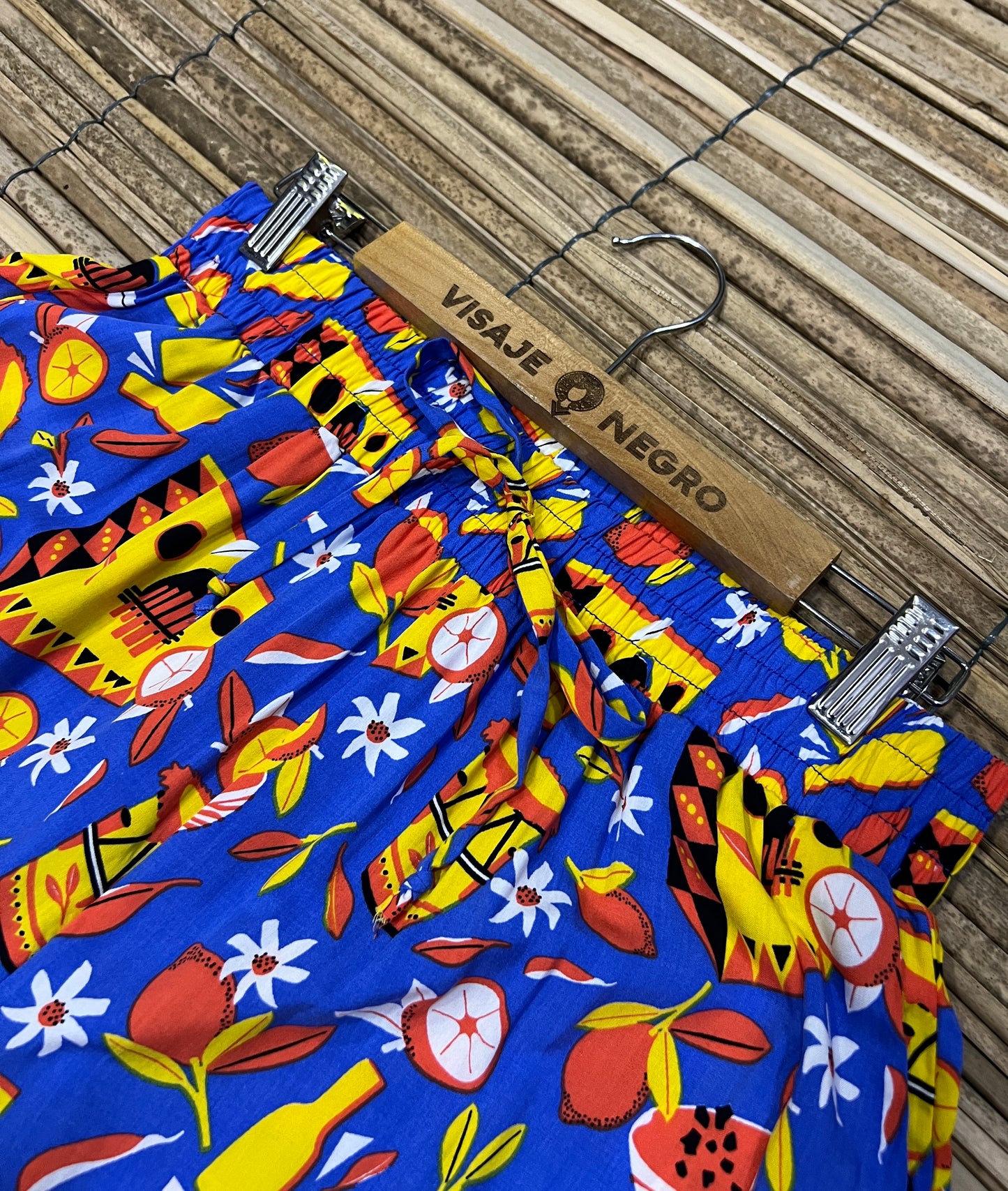 Pantalón estampado unisex Bota Ancha Diseño Sexteto