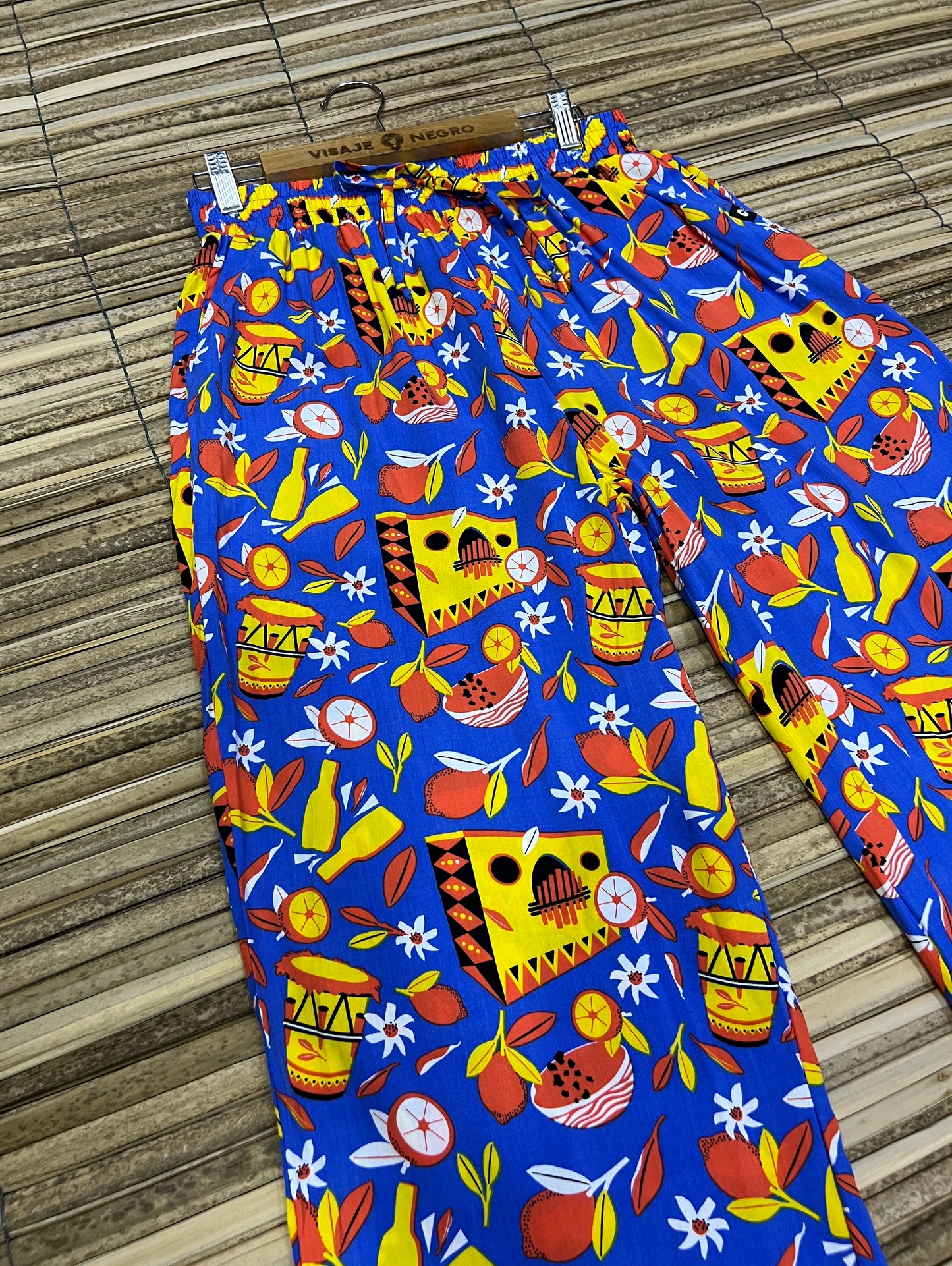 Pantalón estampado unisex Bota Ancha Diseño Sexteto