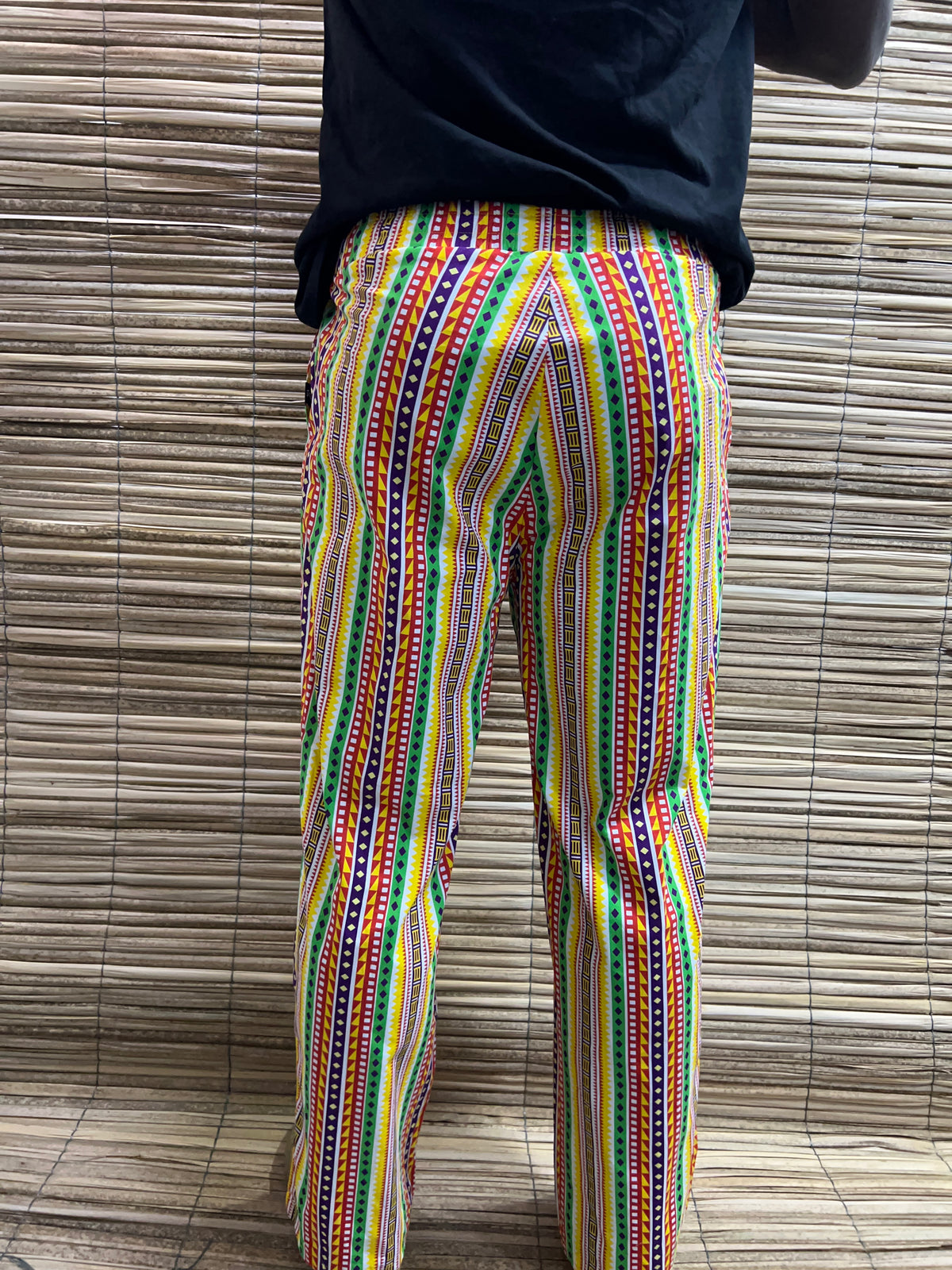 Pantalón  Estampado unisex Bota Ancha diseño Caminos. 100% algodón.