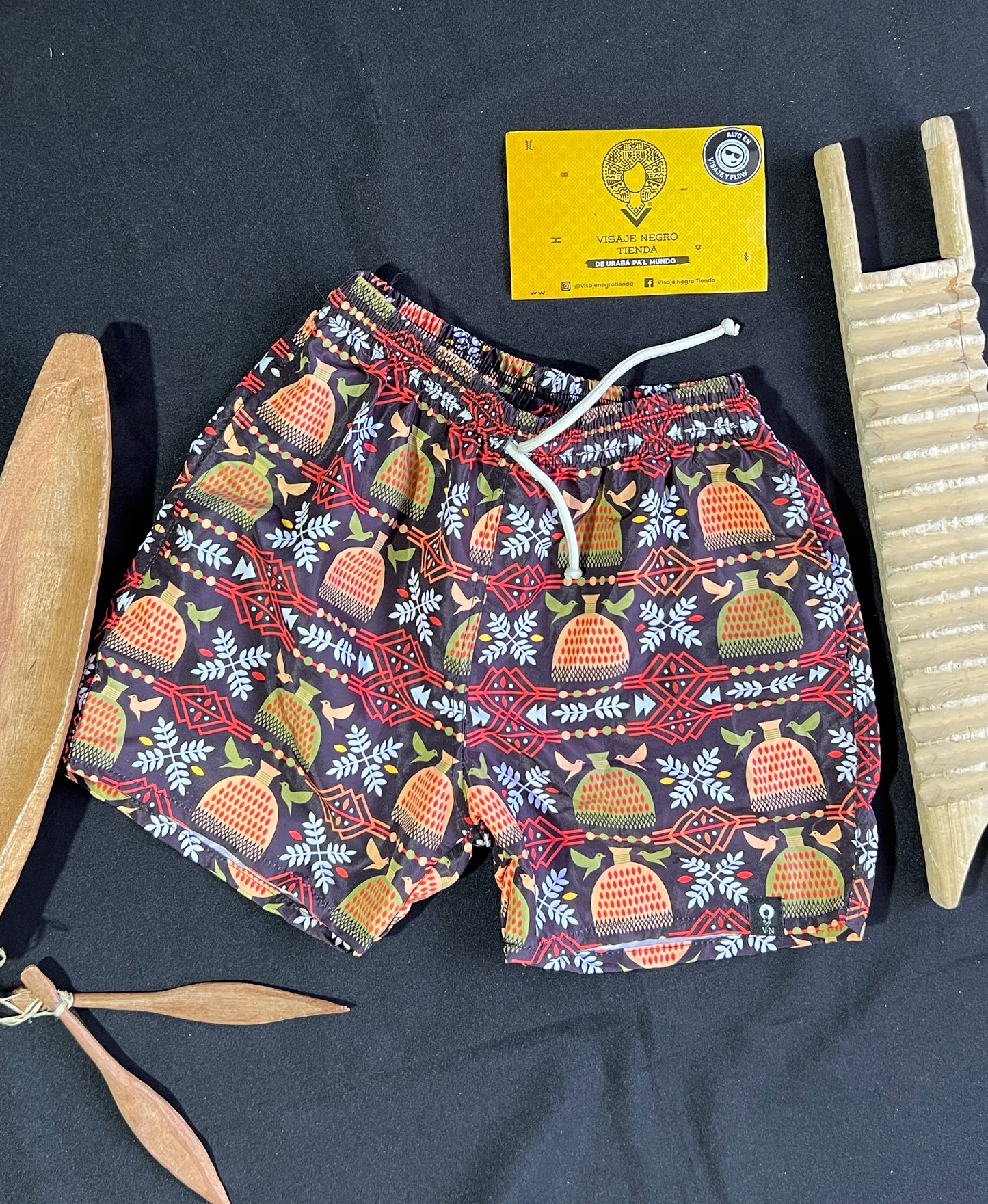 Pantaloneta de baño infantil- puño de arroz