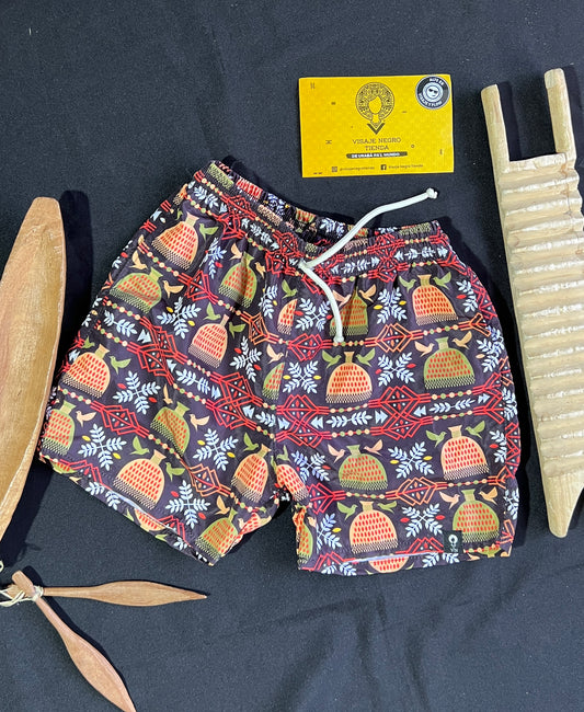 Pantaloneta de baño infantil- puño de arroz