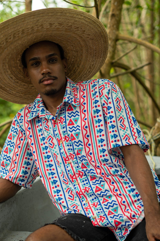 Camisa Palafitos - Cuello Inglés