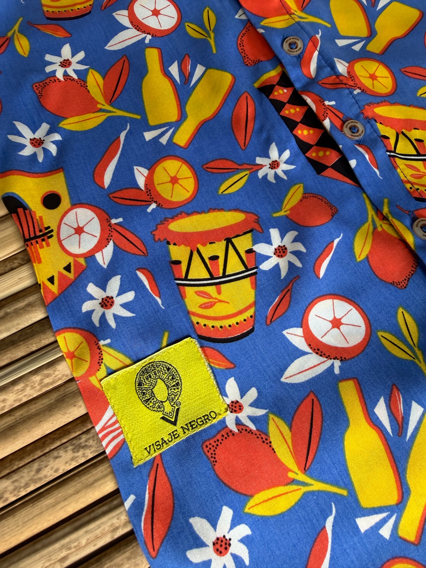 Camisa infantil afrocolombiana- Sexteto