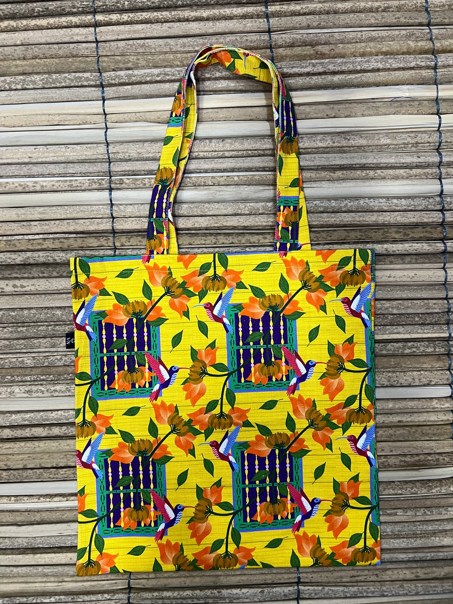 Tote bag/ bolsa de tela diseño Ventana de Bolillo. 100% algodón.