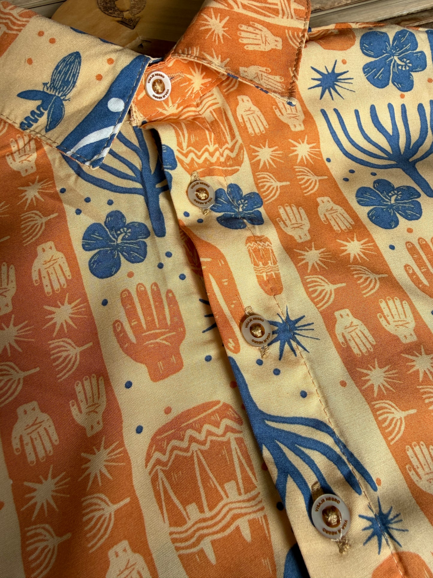 Camisa infantil afrocolombiana- Bulla y pesca