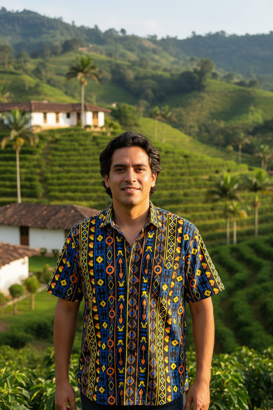 Camisa premium ALGODÓN. El Alba con cuello inglés