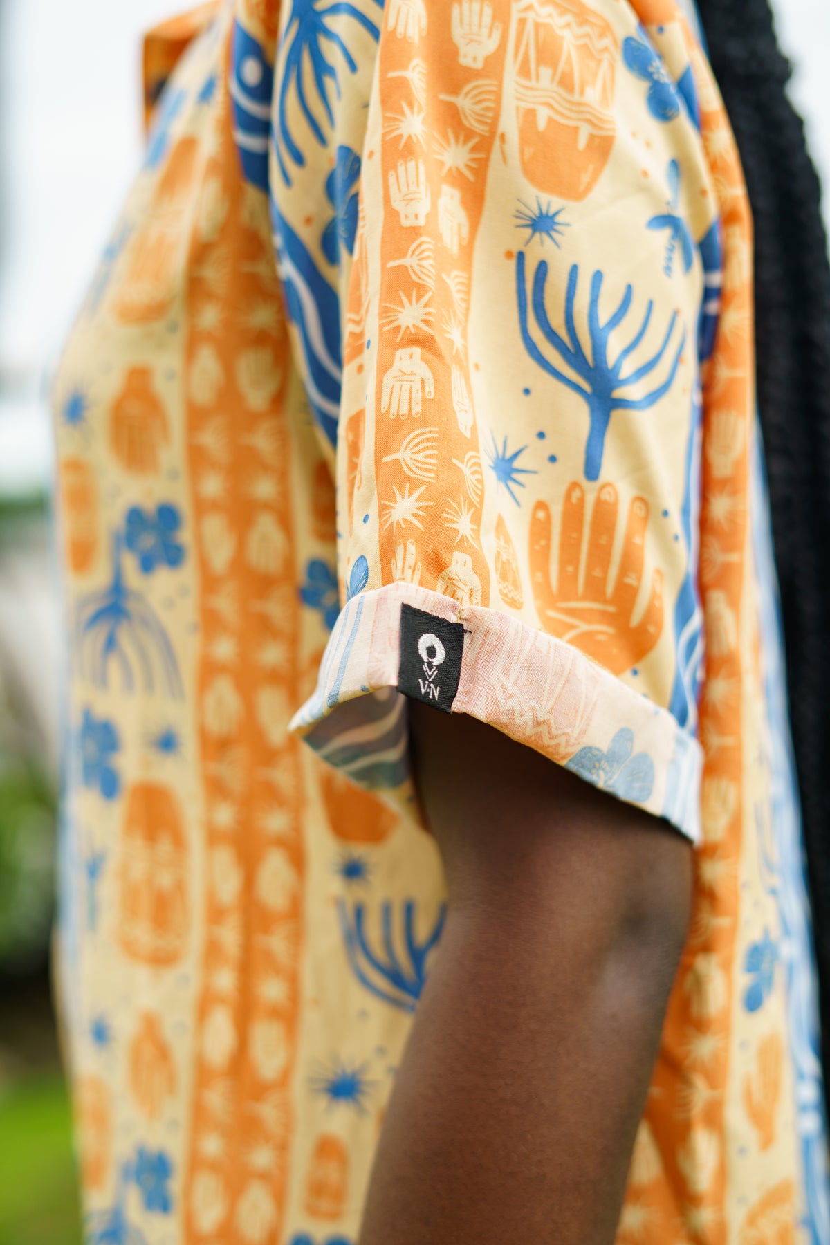 Camisón unisex estampada Bulla y Pesca