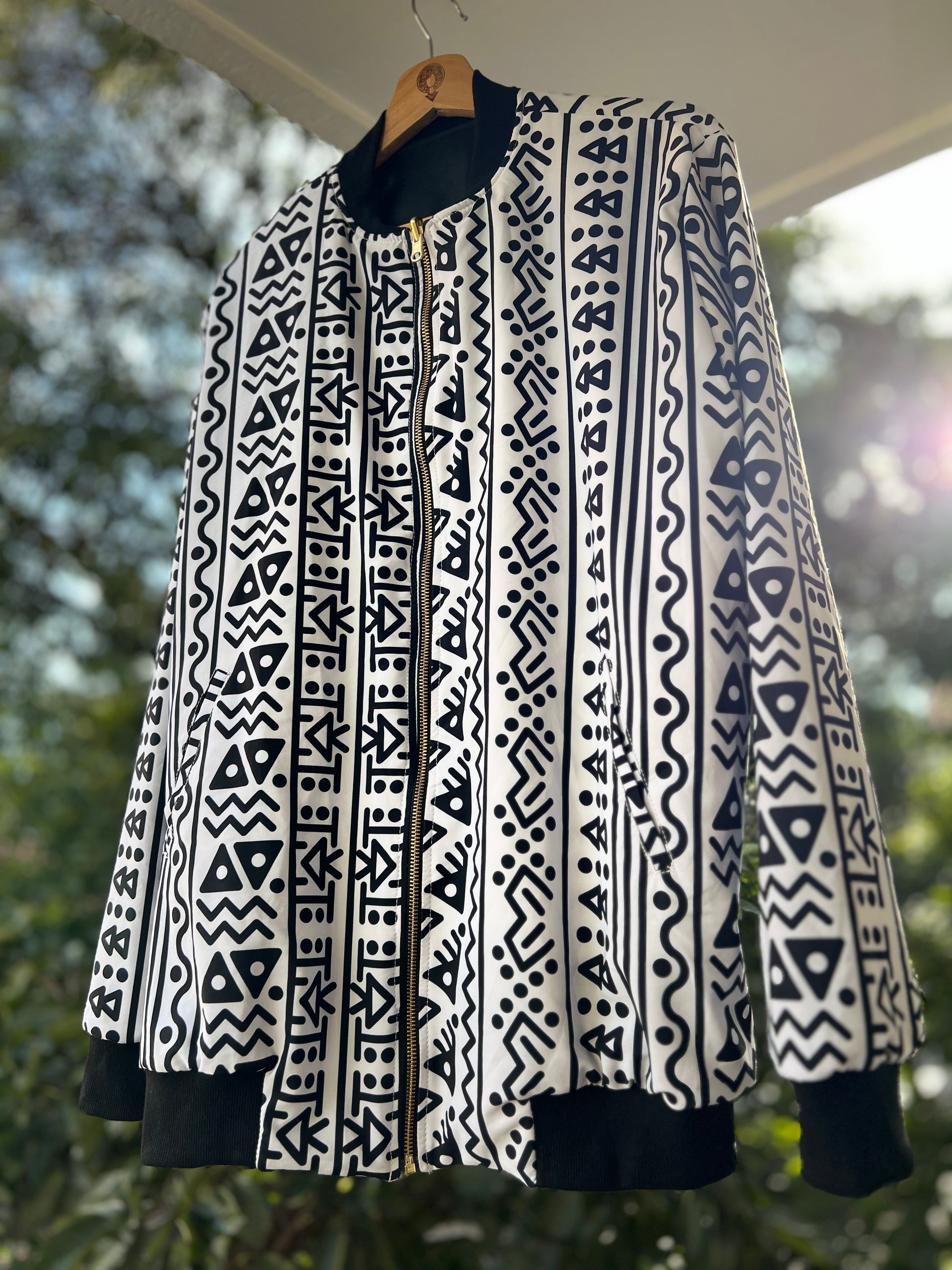 Chaqueta Tambo - Ropa Afro Colombiana – diseño étnico colombiano Visaje Negro