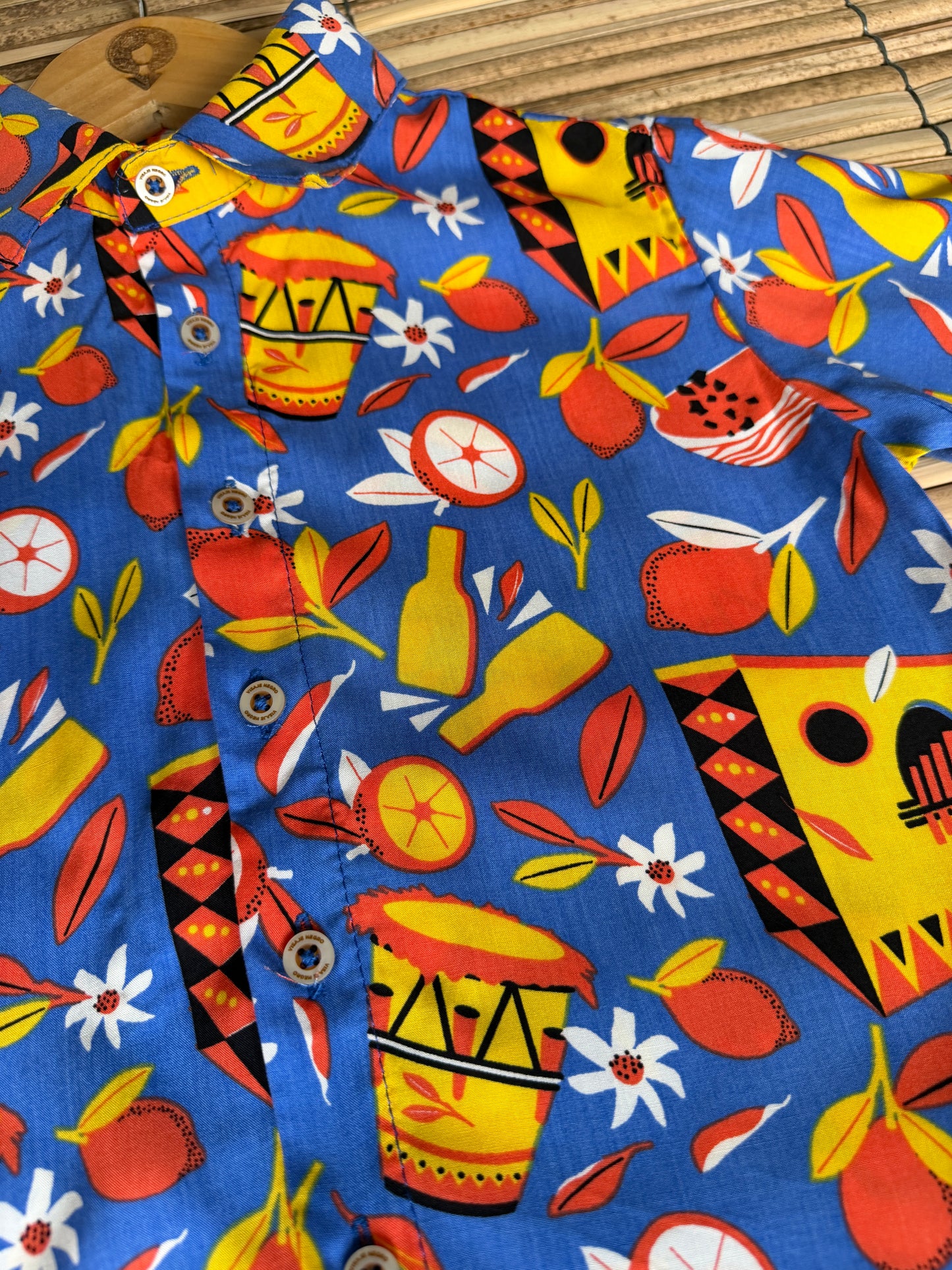 Camisa infantil afrocolombiana- Sexteto