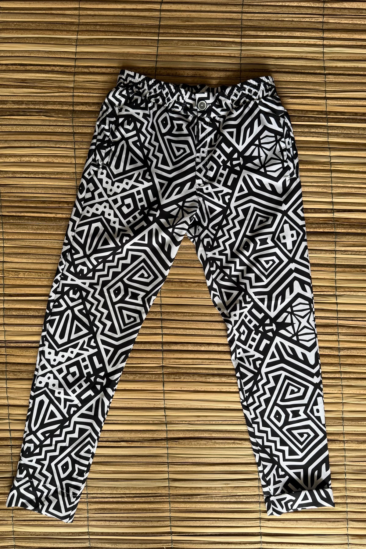 Pantalón unisex Estampado Diseño Techo e paja