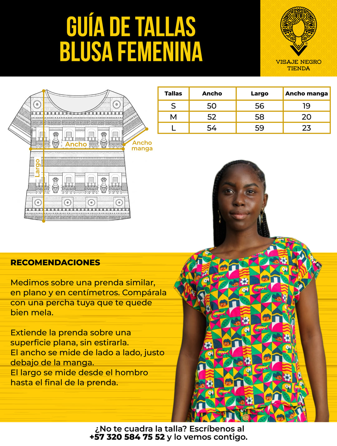 Blusa femenina estampada- Diseño Obrero
